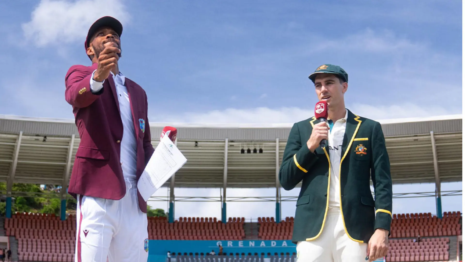 DAY 1: Australia win toss and elect to bat in second test with West Indies