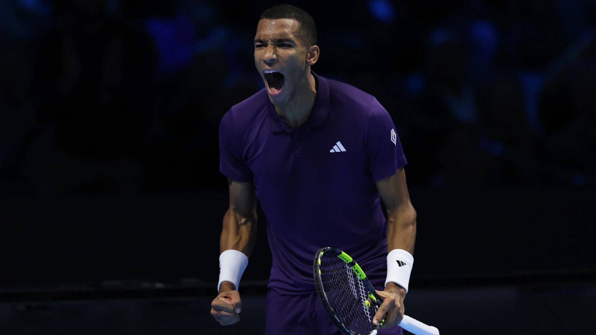 Auger-Aliassime beats Shelton to get off mark at ATP Finals