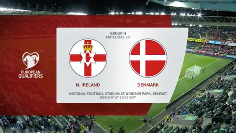Northern Ireland v Denmark | Match Highlights | UEFA Euro 2024 Qualifier | Group H