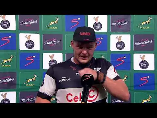 Currie Cup Premier Division | Cell C Sharks v Tafel Lager Griquas | Interview with Le Roux Roets