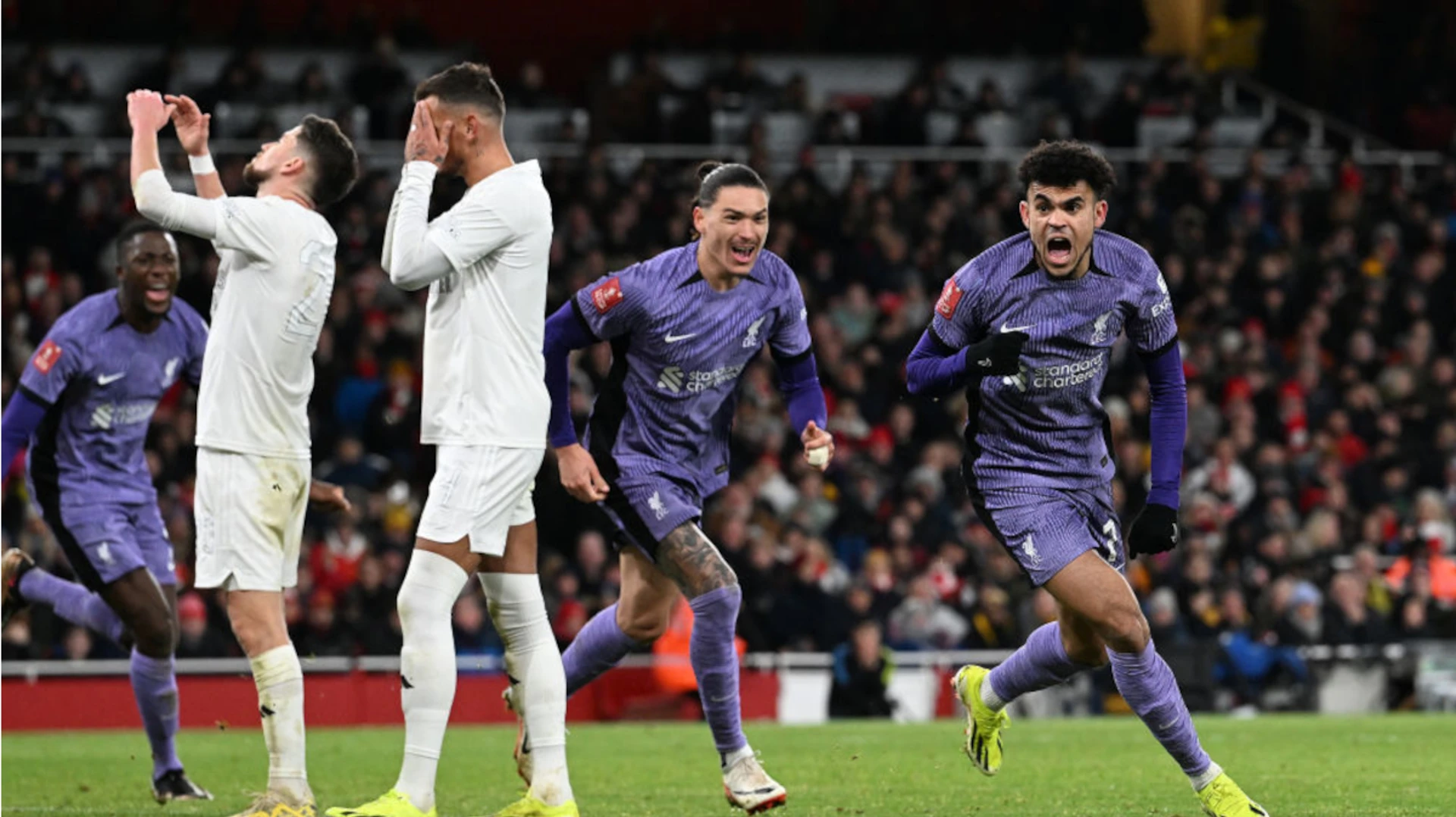 Liverpool late show stuns Arsenal in FA Cup, De Bruyne returns in Man City rout