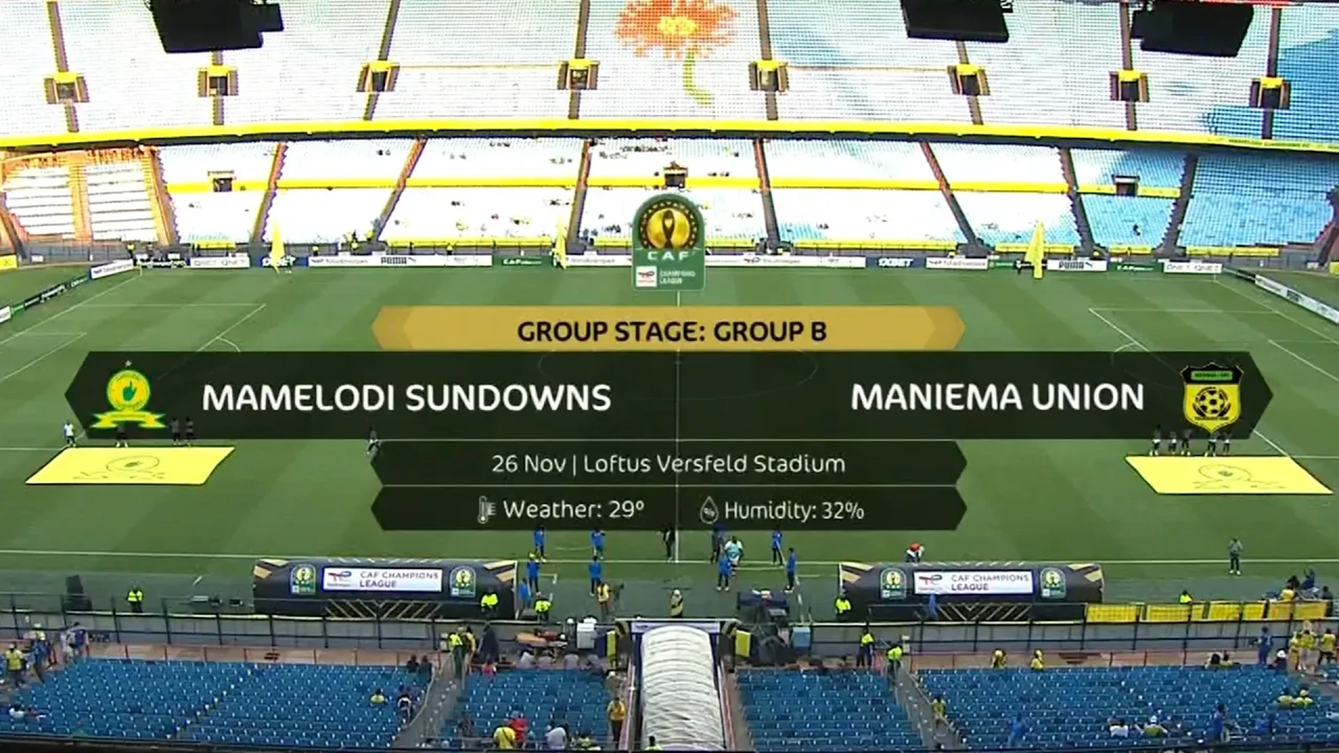 Mamelodi Sundowns v AS Maniema | Match Highlights | CAF Champions League