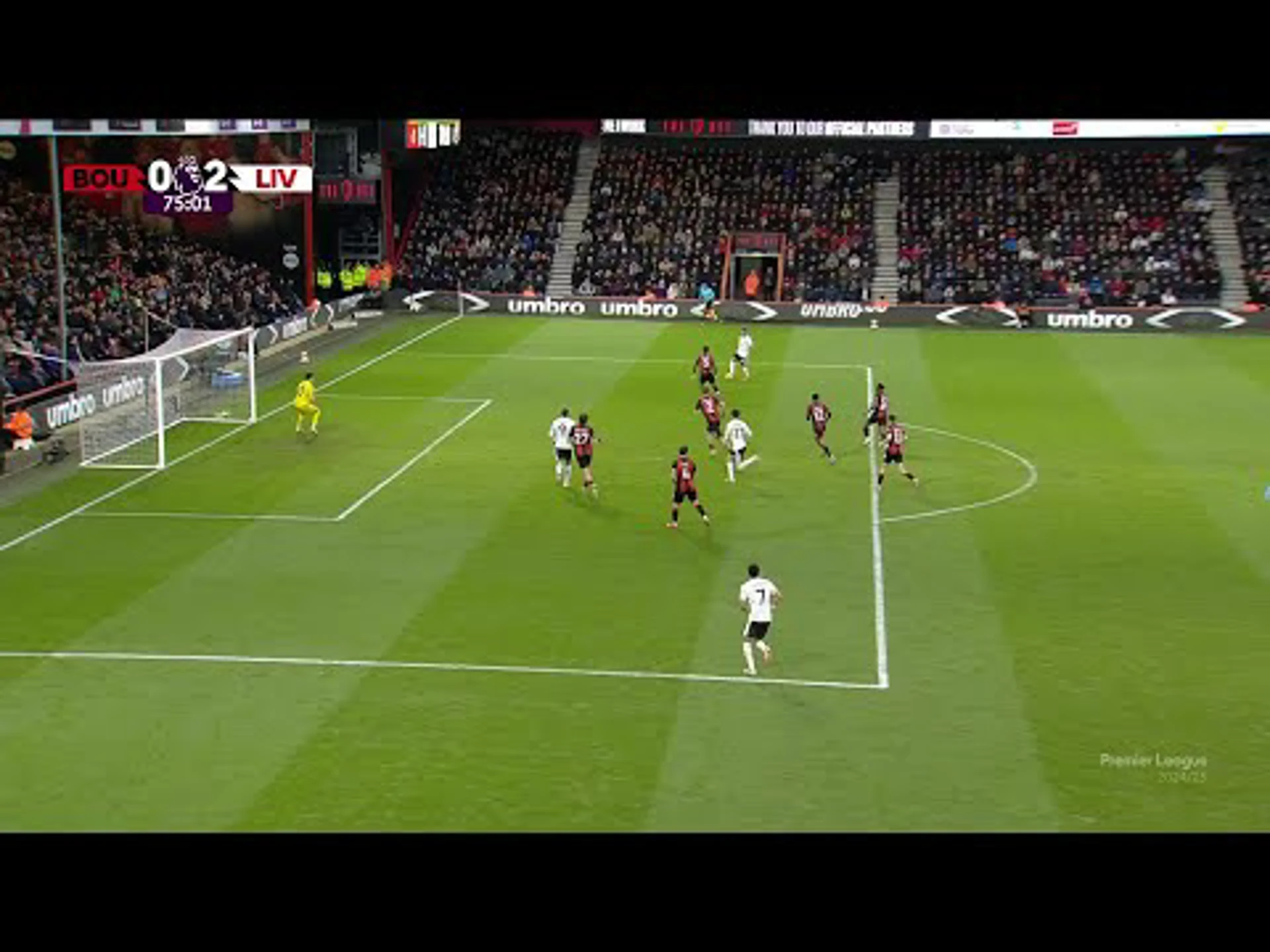 Mohamed Salah Hamed Mahrous Ghaly | 75ᵗʰ Minute Goal v Bournemouth