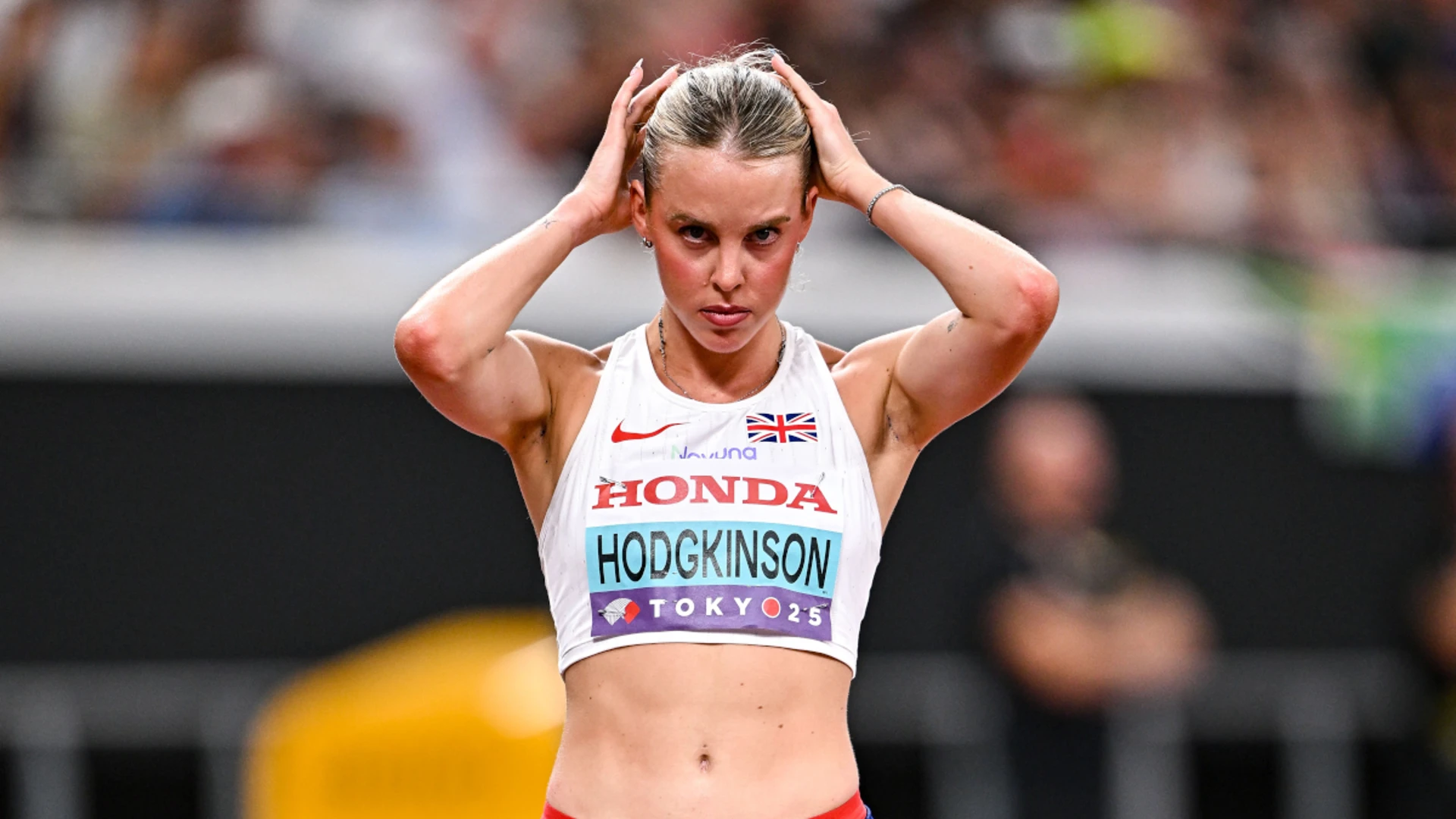 Hodgkinson settles nerves in Tokyo after injury doubts