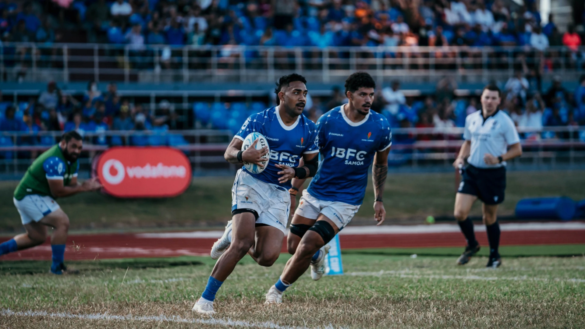 Samoa post six-try win over Tonga in Pacific Nations Cup