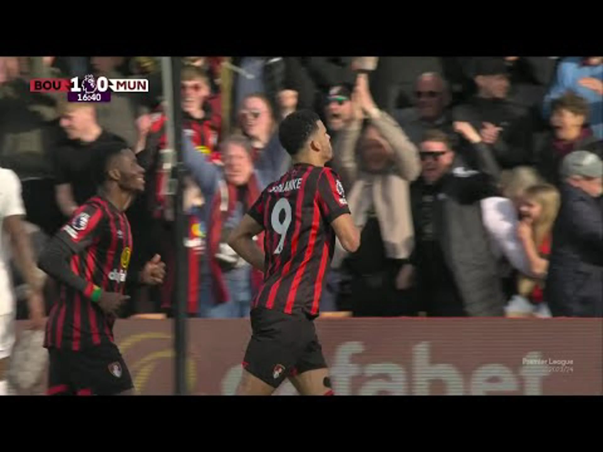 Dominic Solanke | 16ᵗʰ Minute Goal v Manchester United