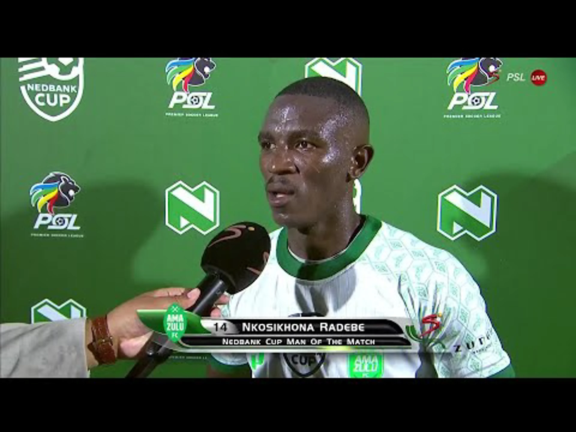 Radebe Elated After Man of the Match Heroics | Richards Bay v AmaZulu