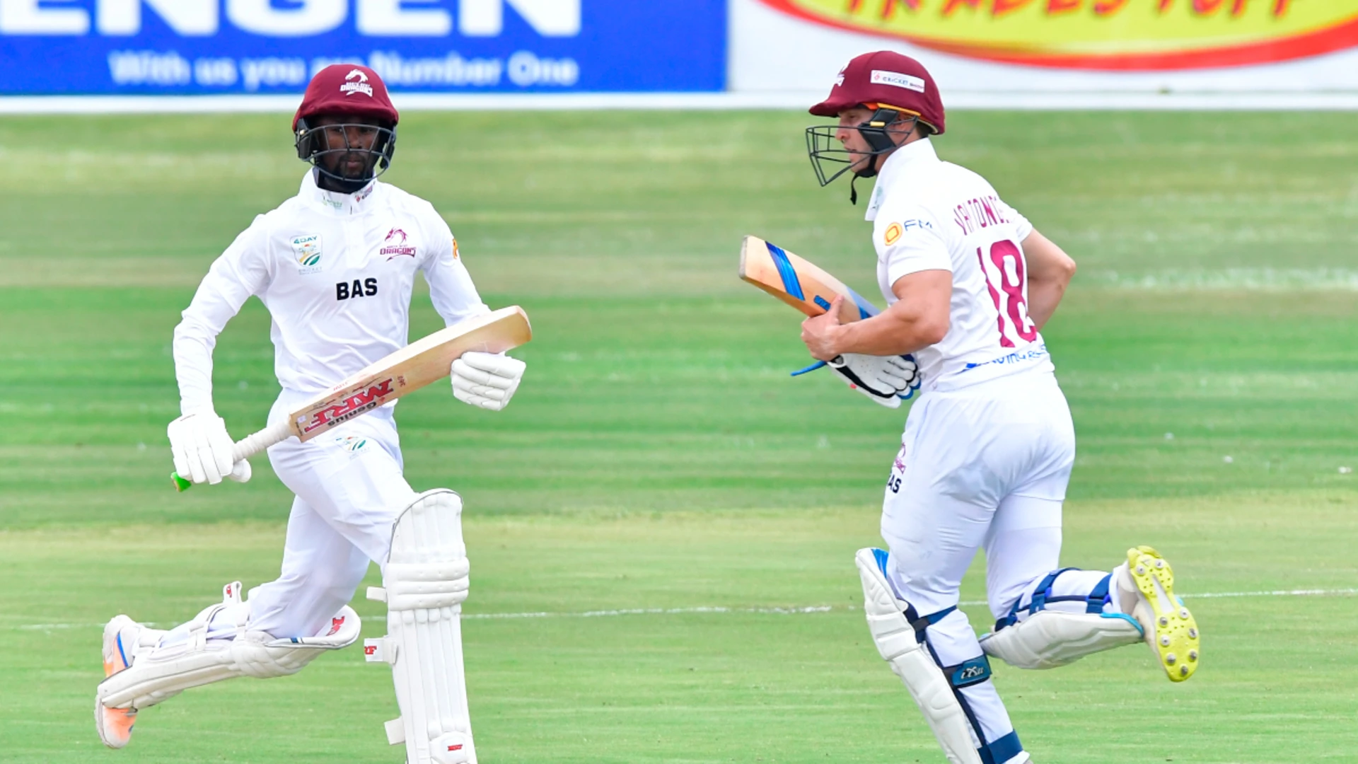 DAY 2: Van Tonder and Lubbe build a solid platform for Dragons