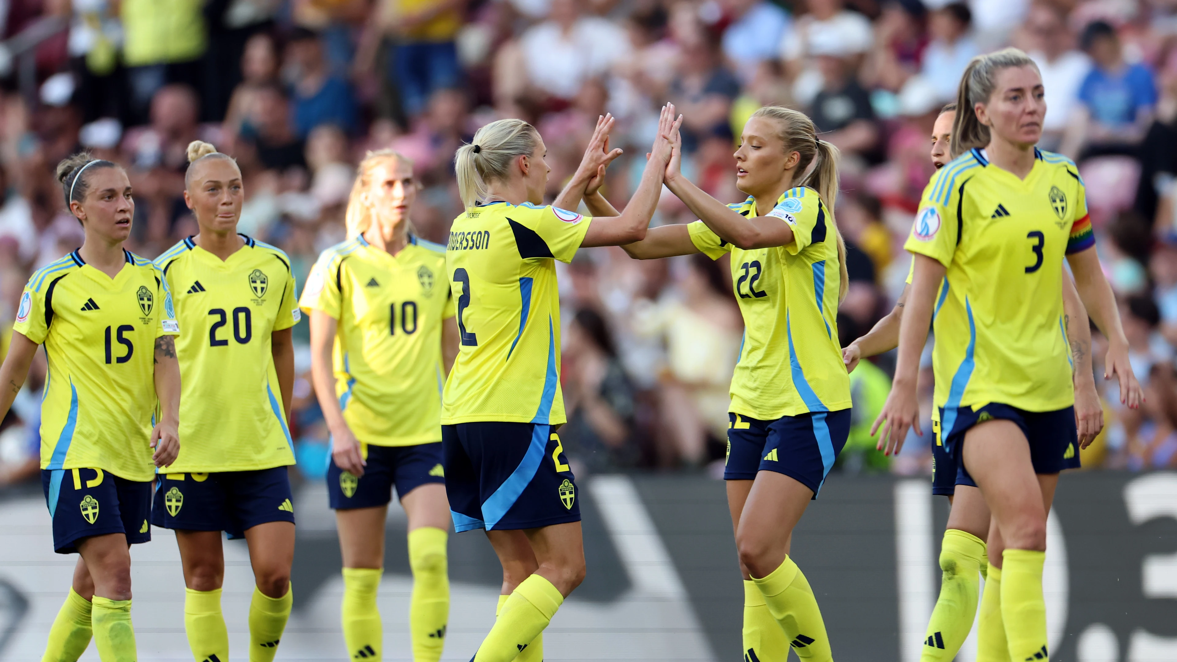 Sweden beat rivals Norway at Women's Euro 2025