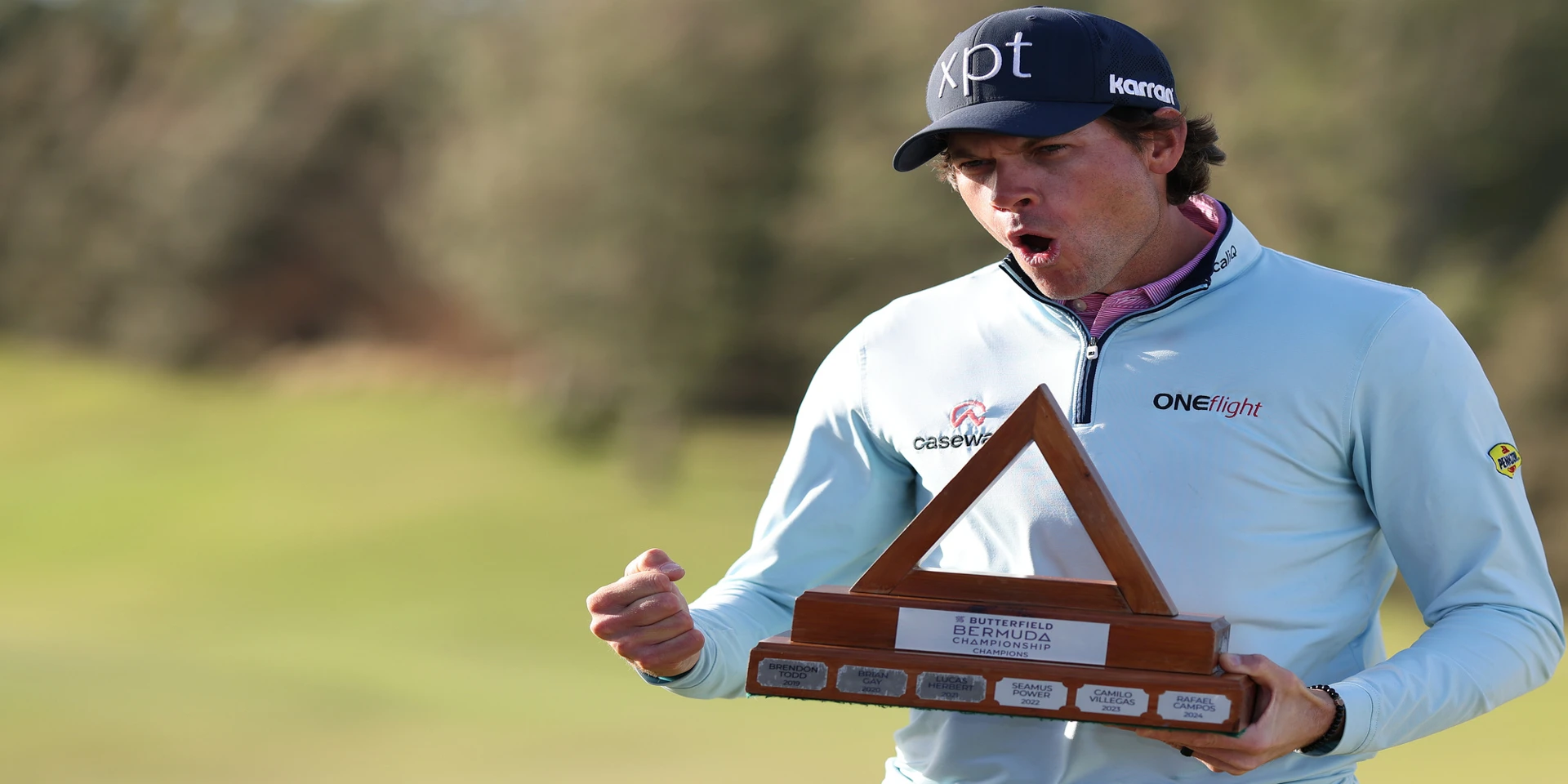 VICTORY AT LAST: Schenk earns first tour win in Bermuda