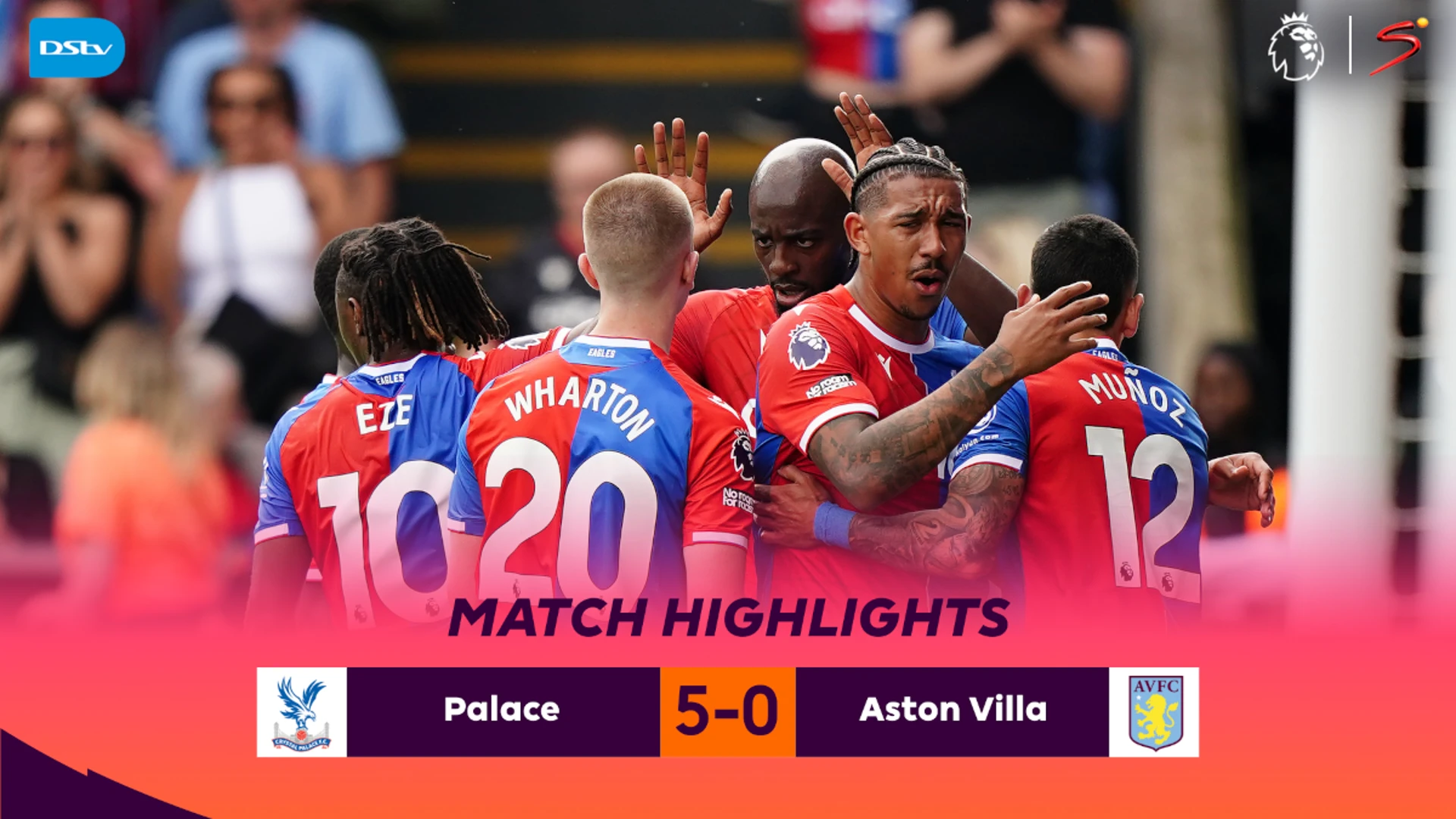 Crystal Palace v Aston Villa | Match in 3 Minutes | Premier League | Highlights