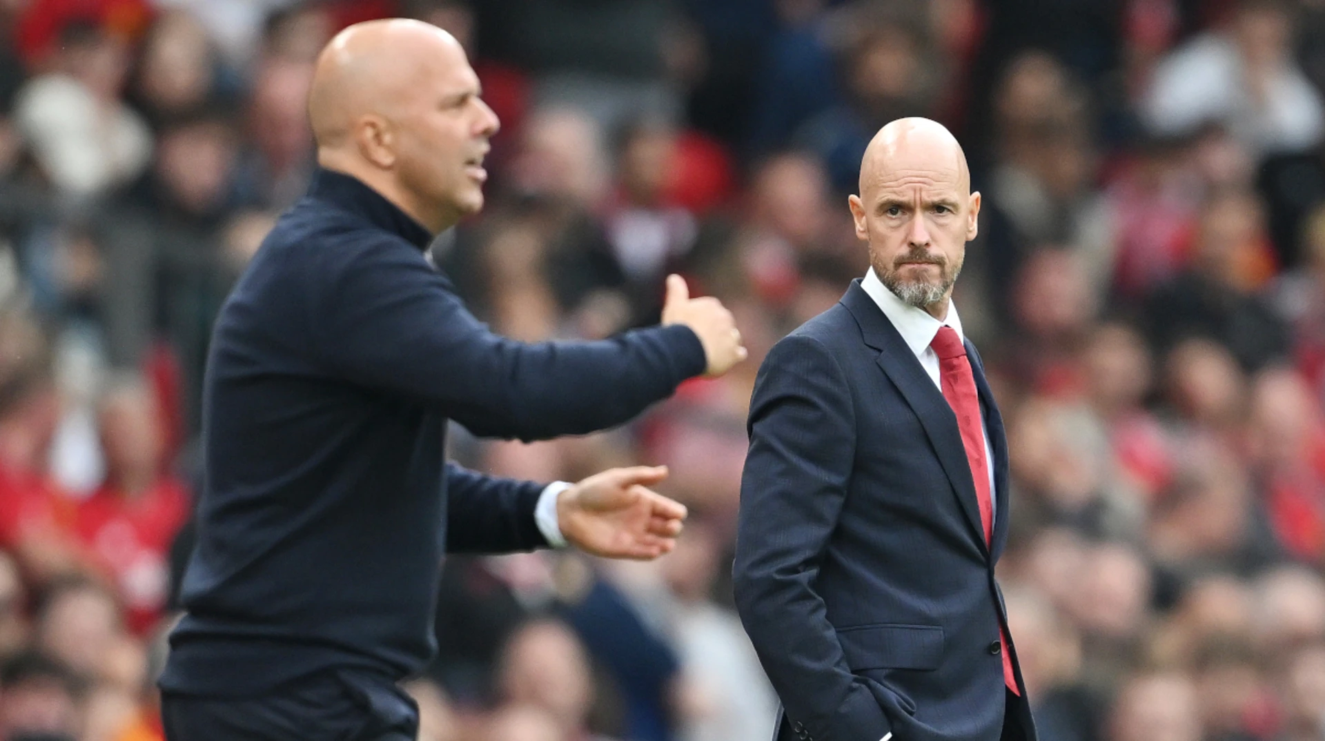 Slot expects to see Ten Hag at 'a big club again'