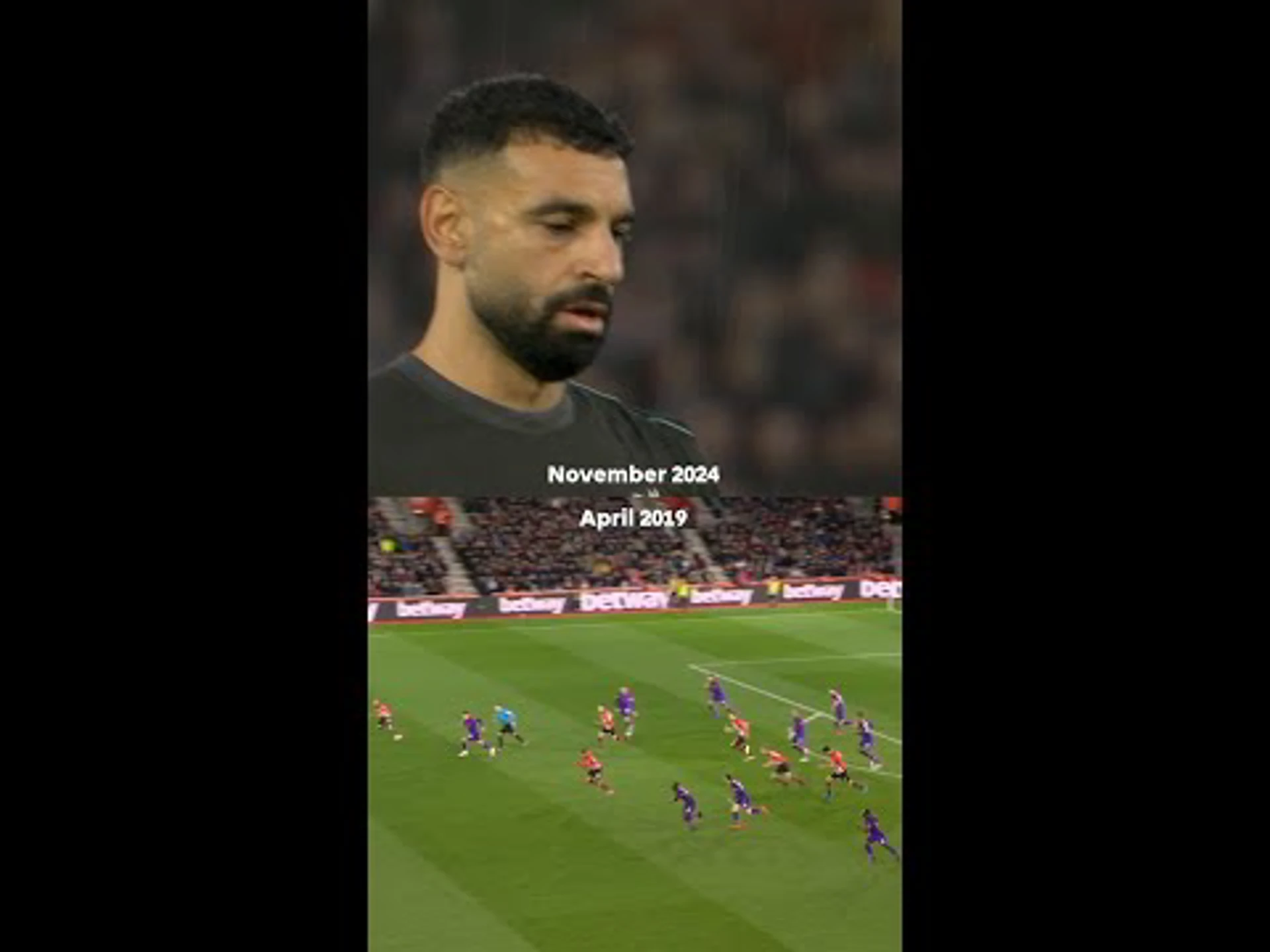 Shirtless Salah scenes at Southampton | Celebration recreated 5+ years on!