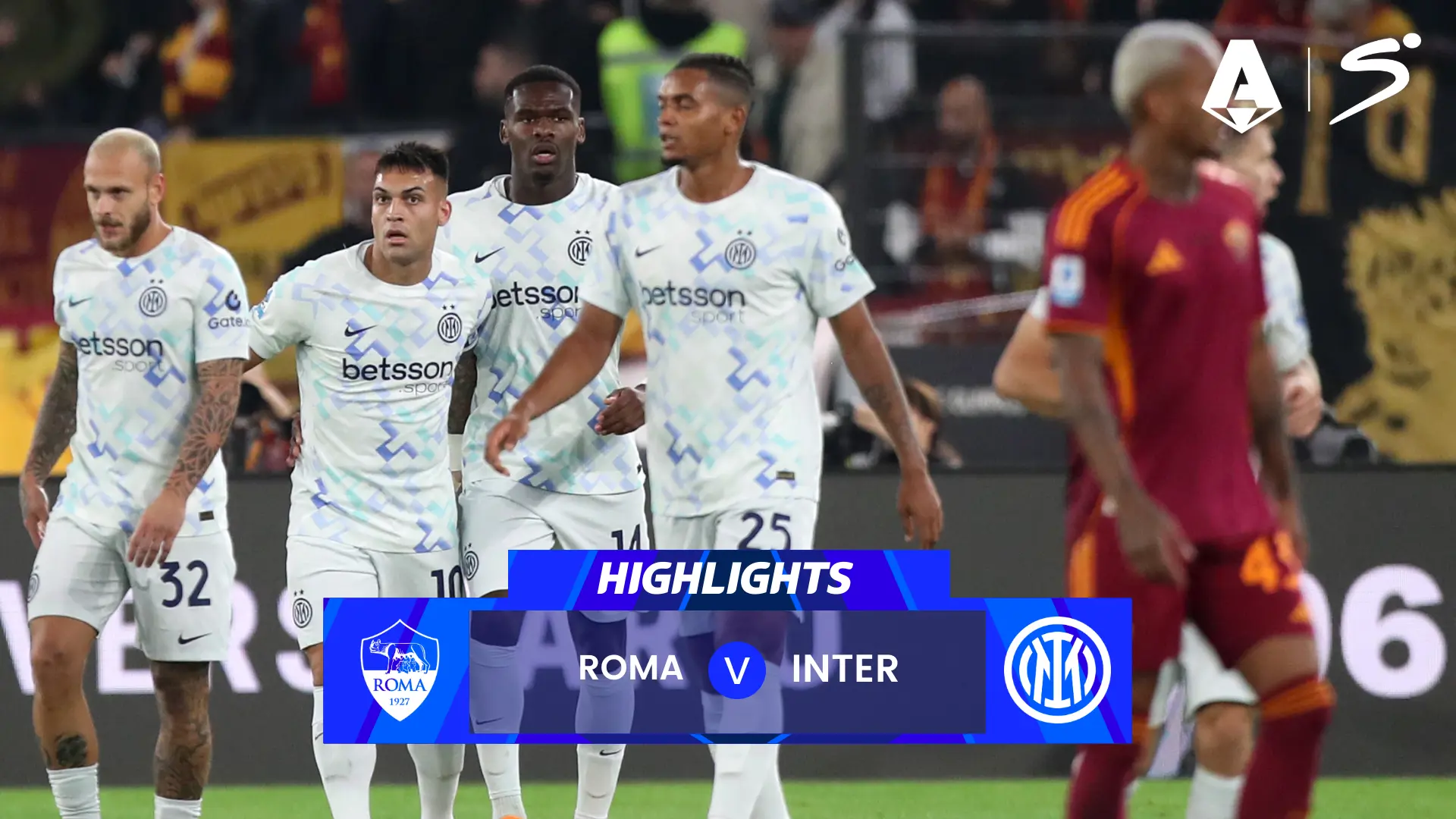 Roma v Inter Milan | Match Highlights | Italian Serie A Matchday 7