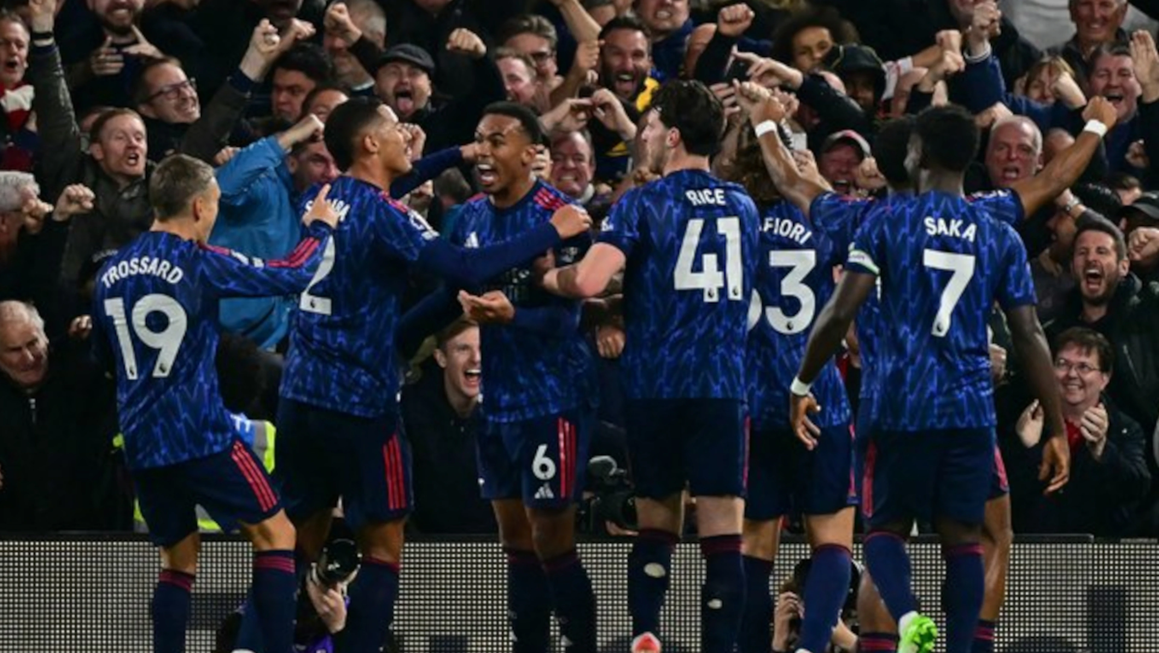 Trossard sinks Fulham as leaders Arsenal go three points clear