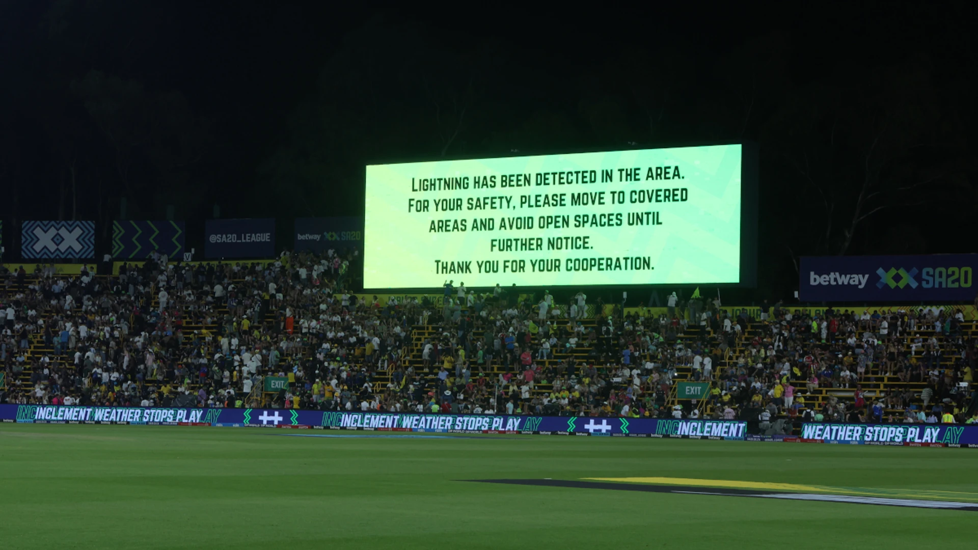 Lightning abandons JSK v Paarl Royals after veterans masterclass