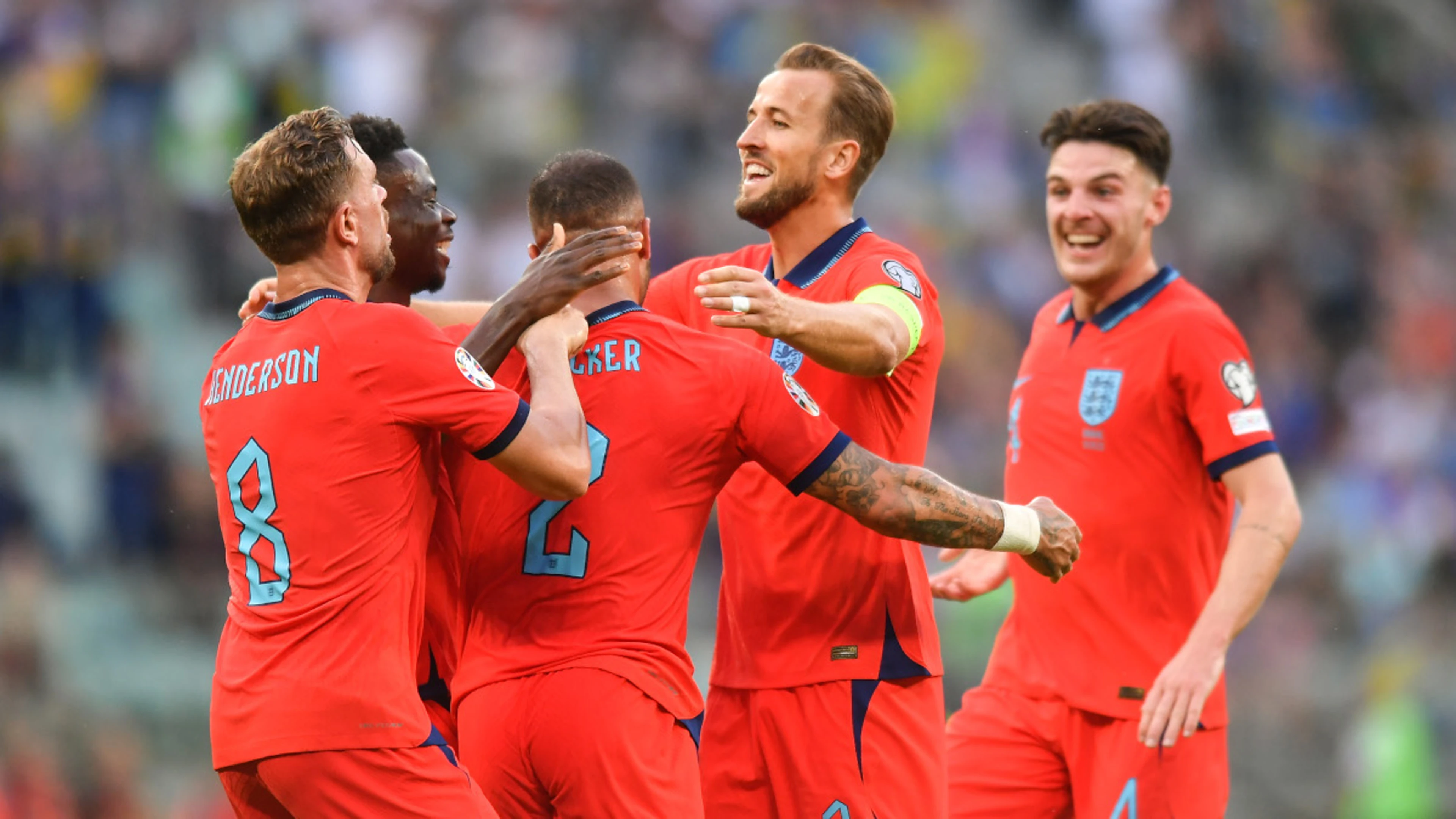 Walker's first England goal rescues Ukraine draw in Euro qualifier