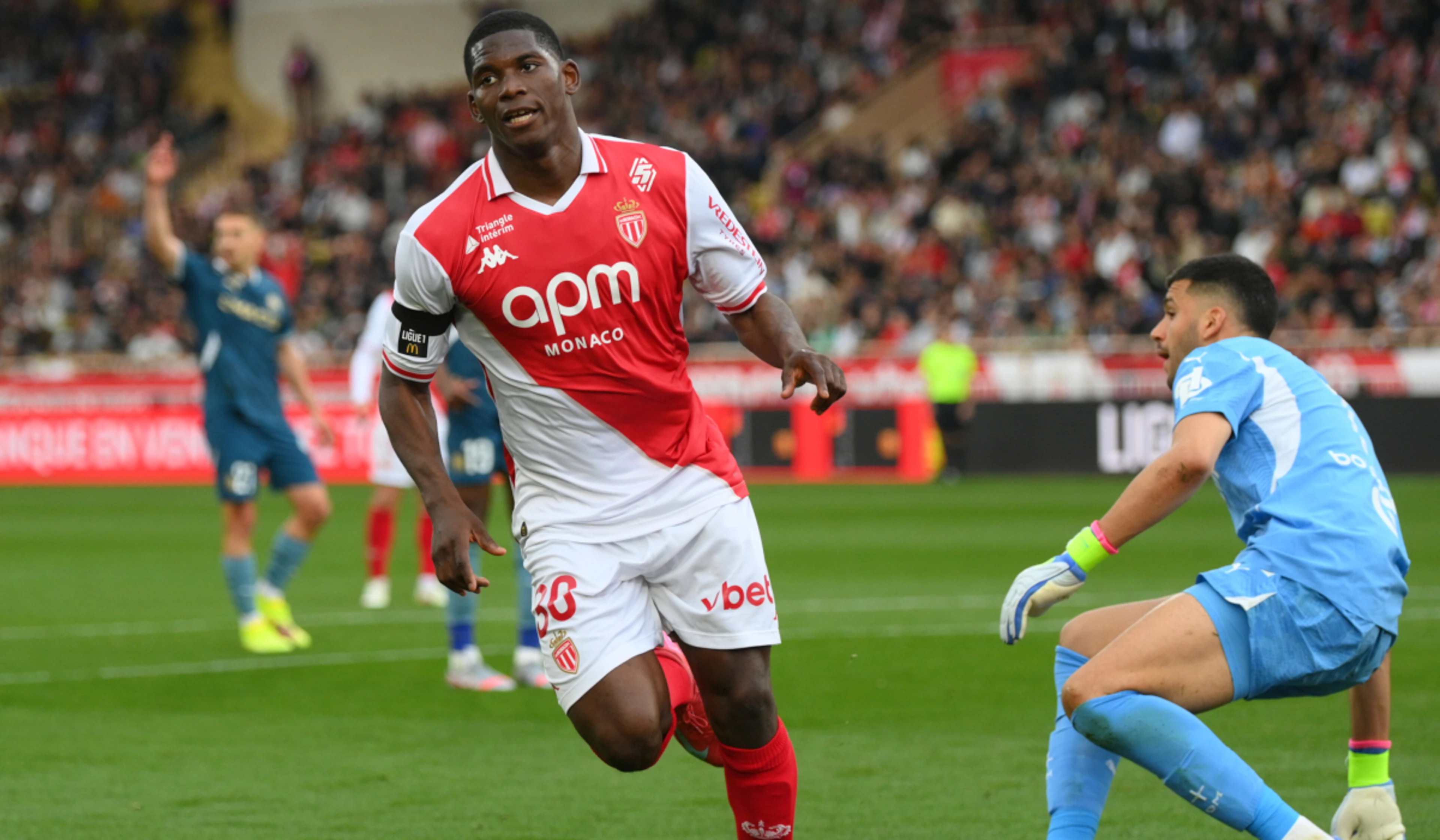 Monaco beat faltering Marseille to take second place in Ligue 1