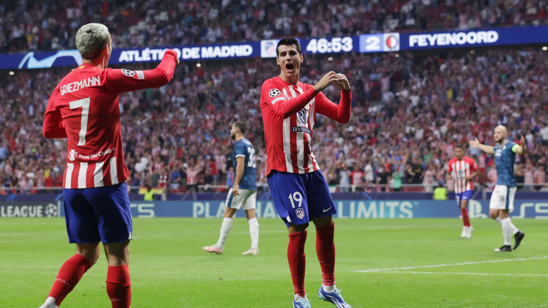 Atletico produce another comeback to beat Feyenoord