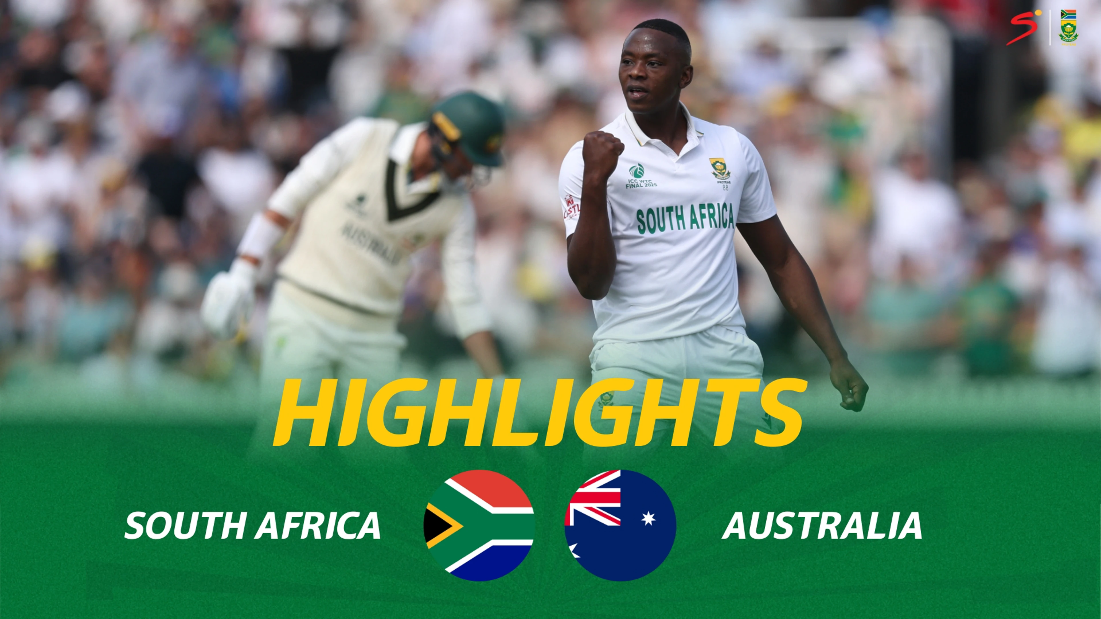 South Africa v Australia | Short Highlights | WTC Final Day 1