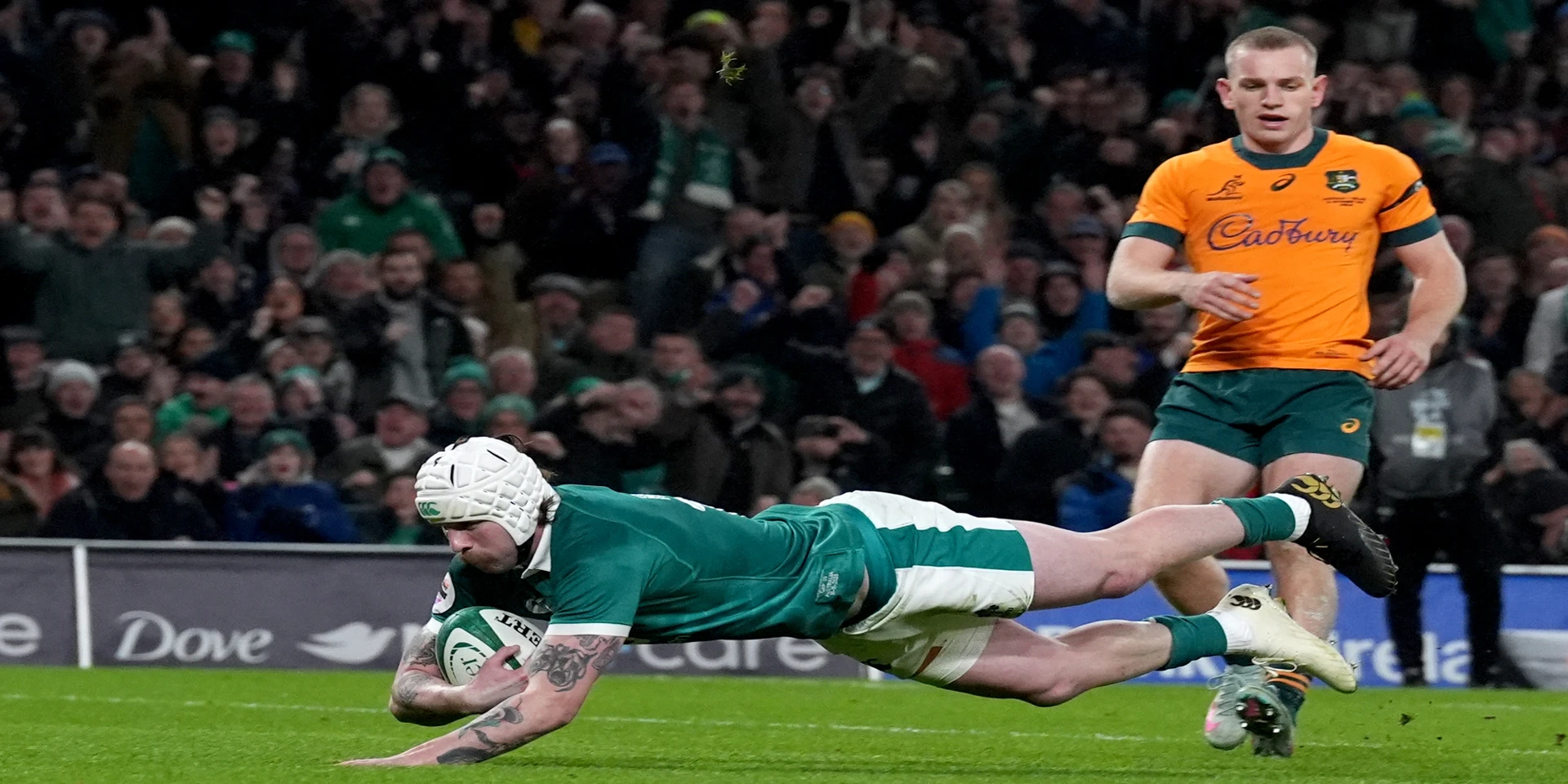 HAT-TRICK HERO: Aussie-born Irishman sinks Wallabies