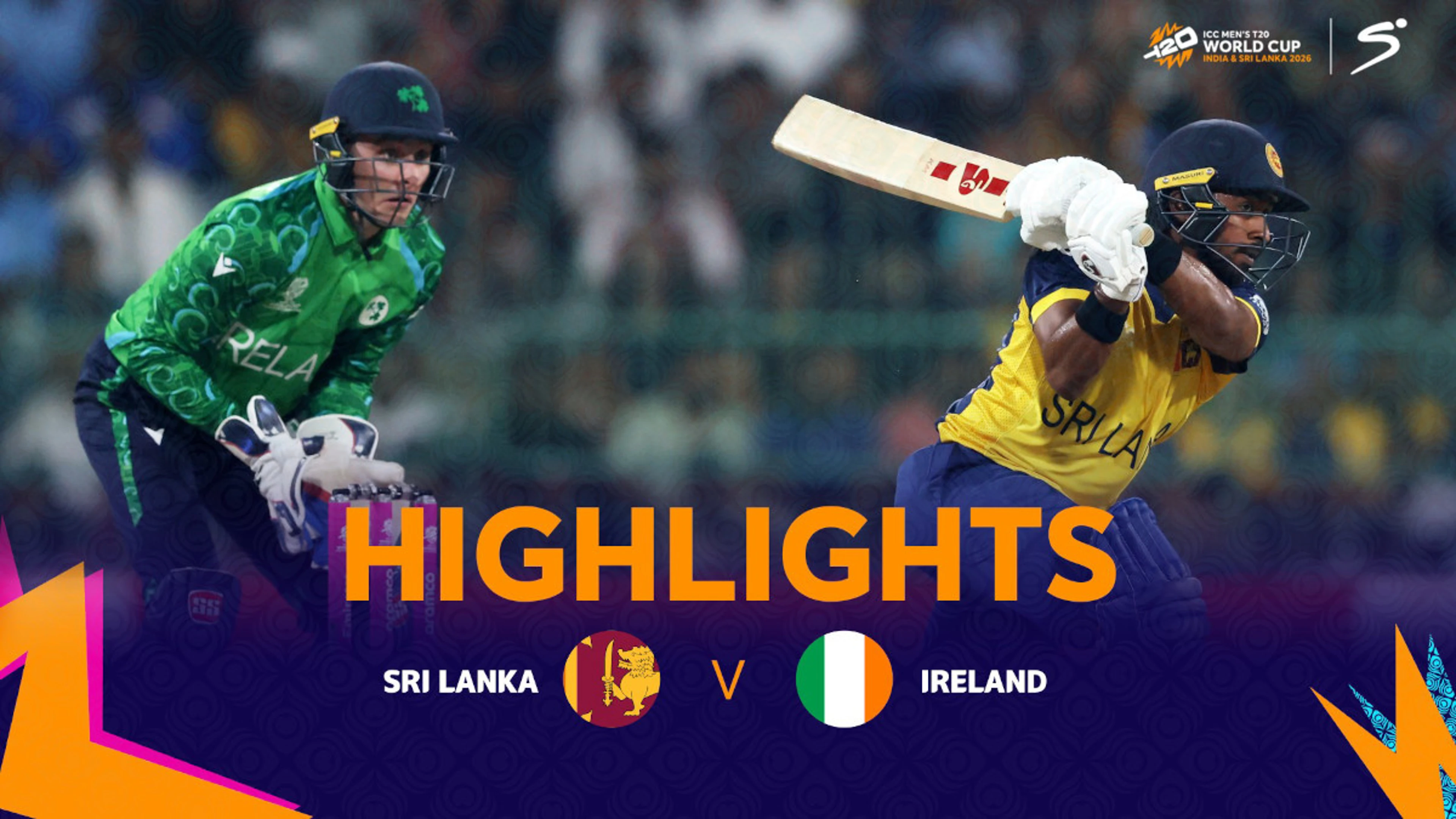 Sri Lanka v Ireland | Match Highlights | ICC T20 World Cup Group B