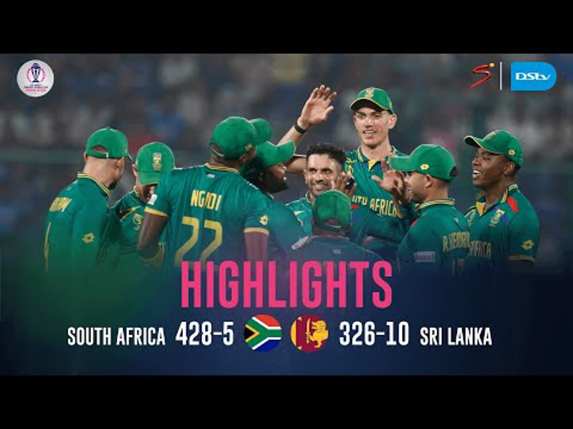 South Africa v Sri Lanka | Match Highlights | ICC Cricket World Cup