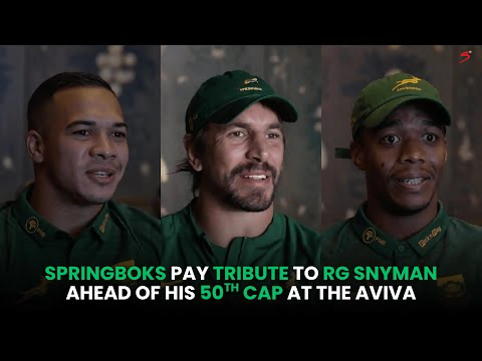 Kolbe, Etzebeth, Williams & Du Toit Pay Tribute To RG Snyman | What Goes On Tour