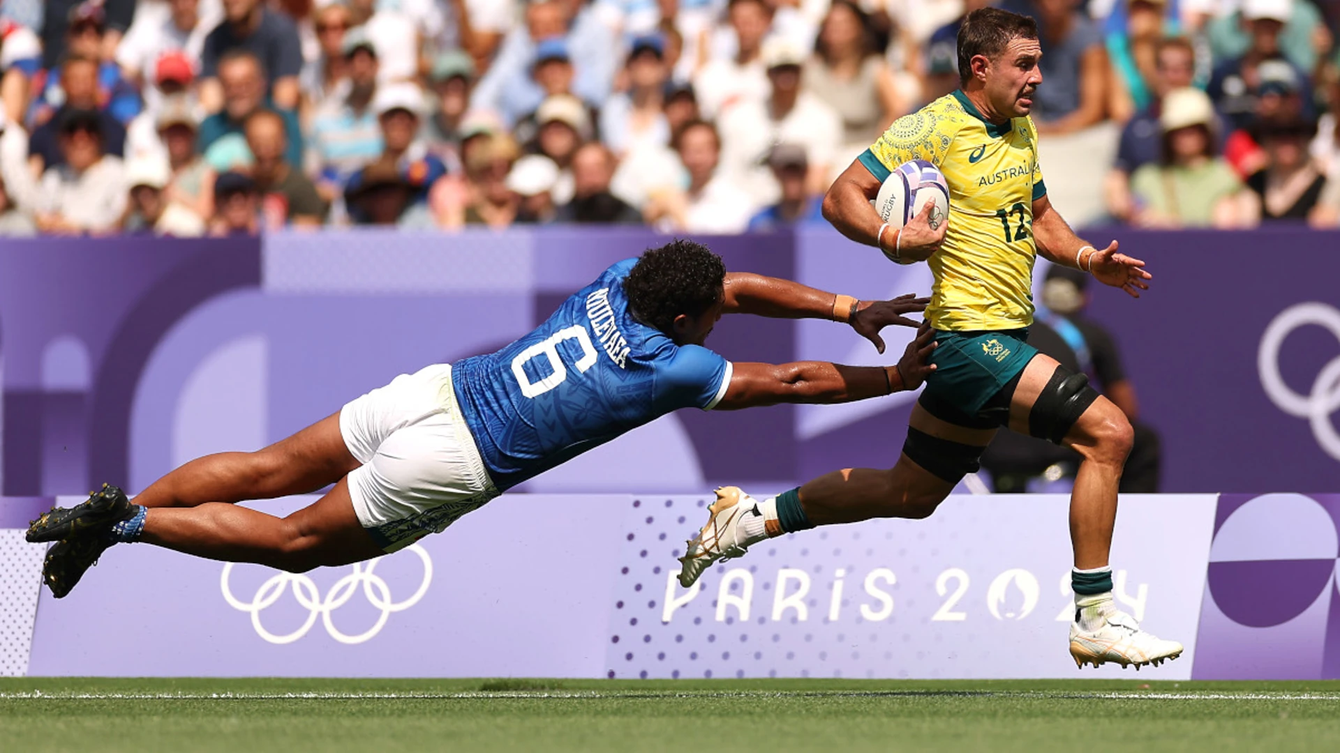 Australia squeeze past Samoa in rugby sevens opener