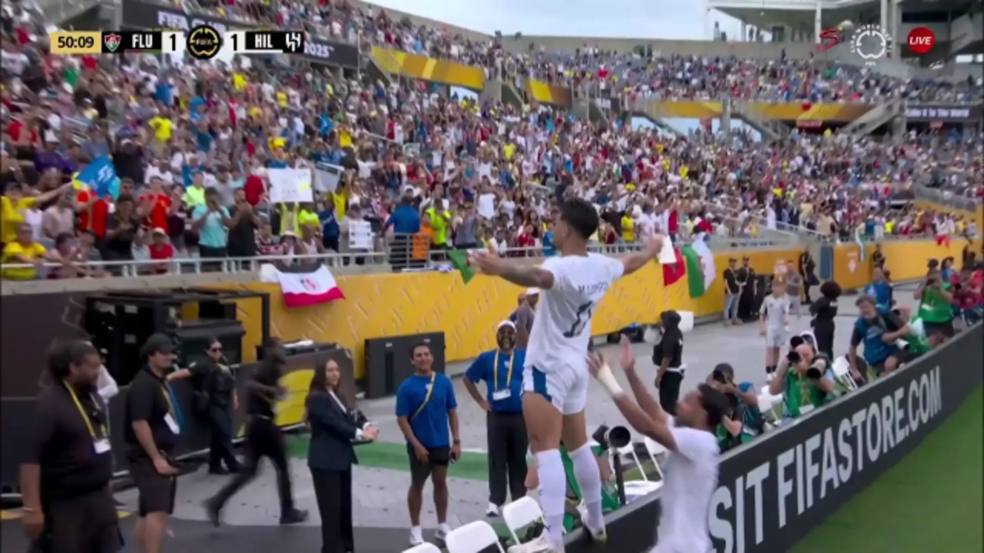 Marcos Leonardo Santos Almeida Goal | Fluminense v Al Hilal | FIFA Club World Cup Quarter Finals