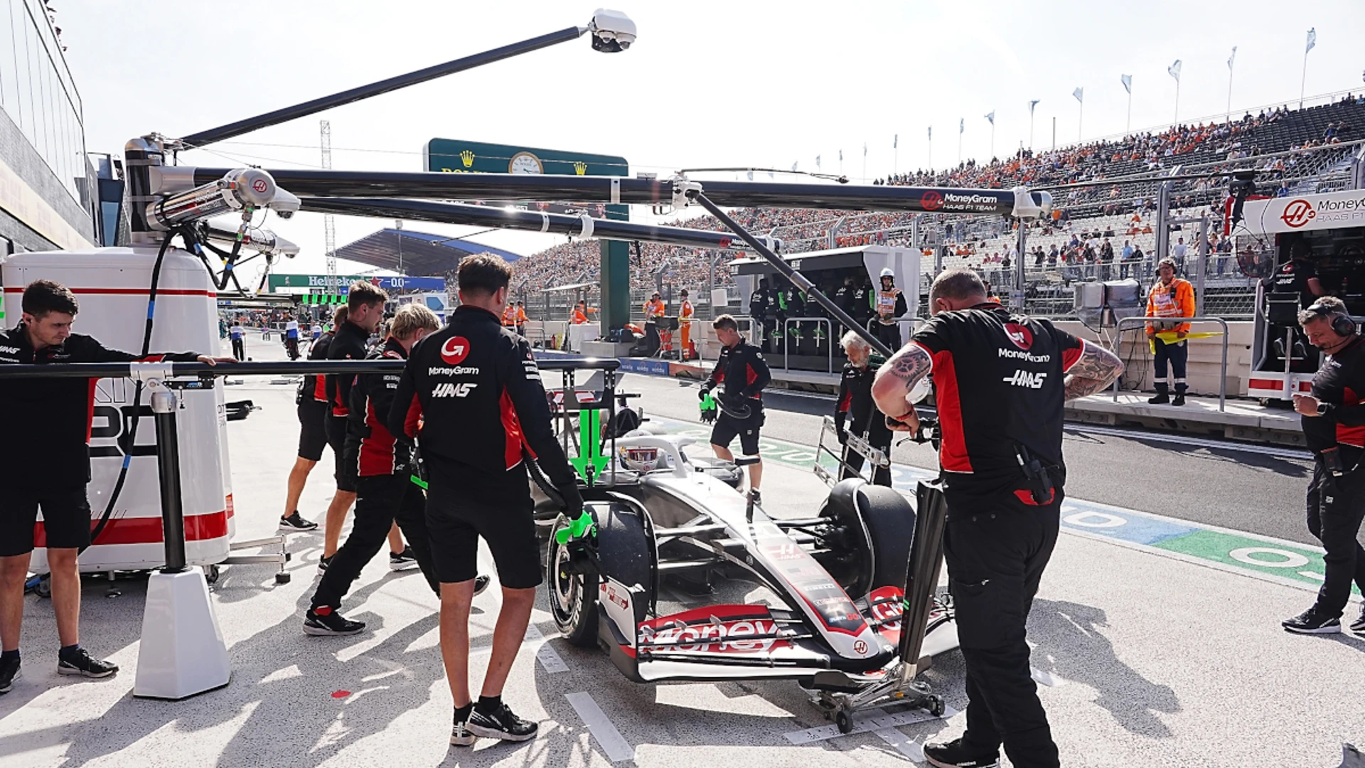 Haas trucks leave Dutch GP circuit after payment cleared