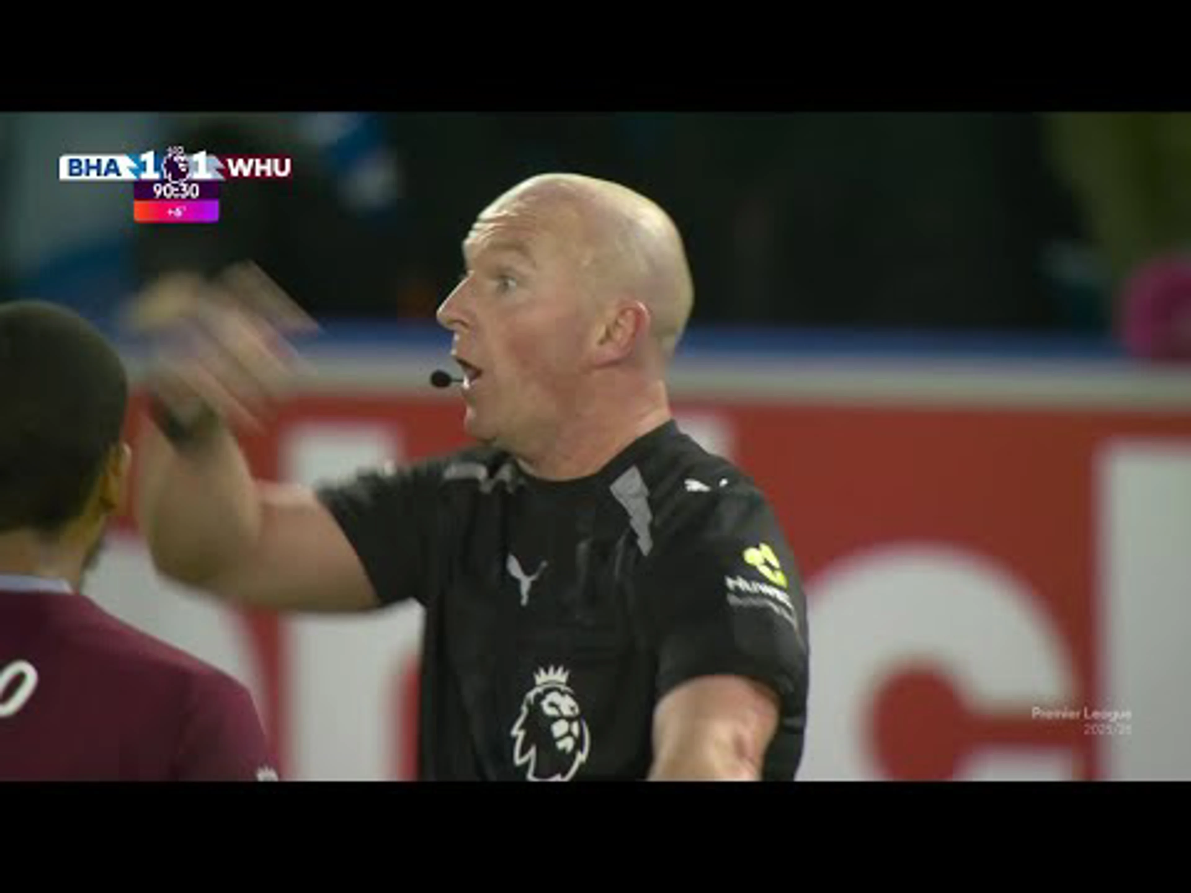 Georginio Rutter | 91ˢᵗ Minute VAR v West Ham