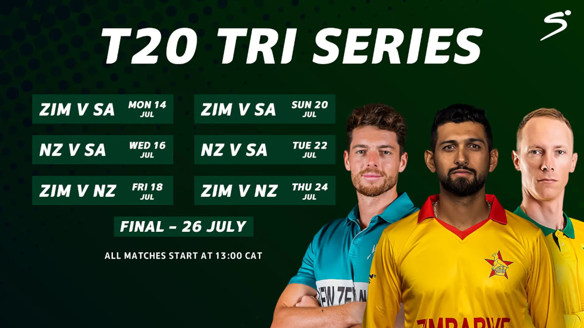 LIVE: T20 Tri-Series - New Zealand v South Africa