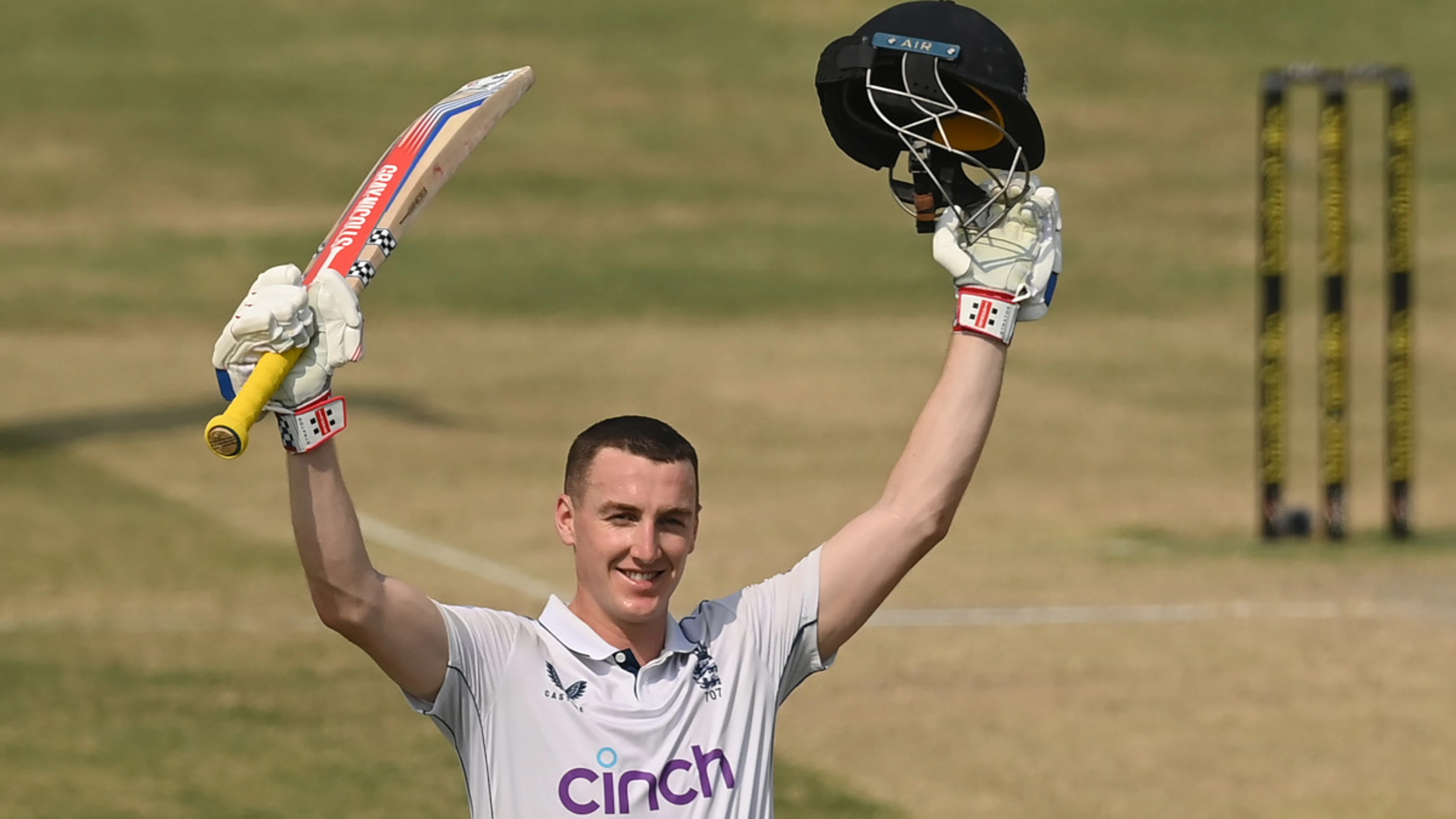 Triple centurion Brook happy to break Dad's club record