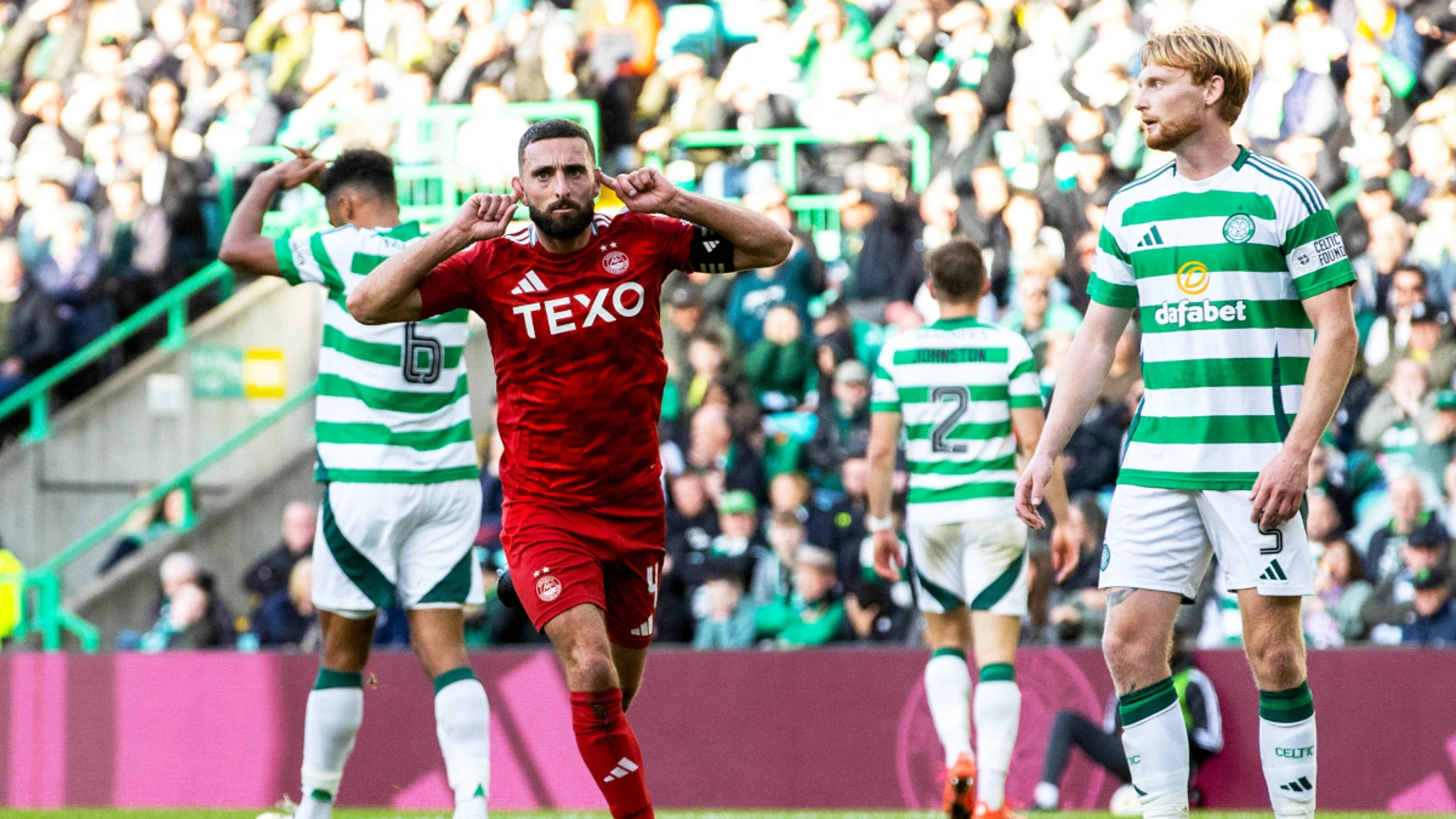 Aberdeen fight back at Celtic to keep pace with Scottish champions