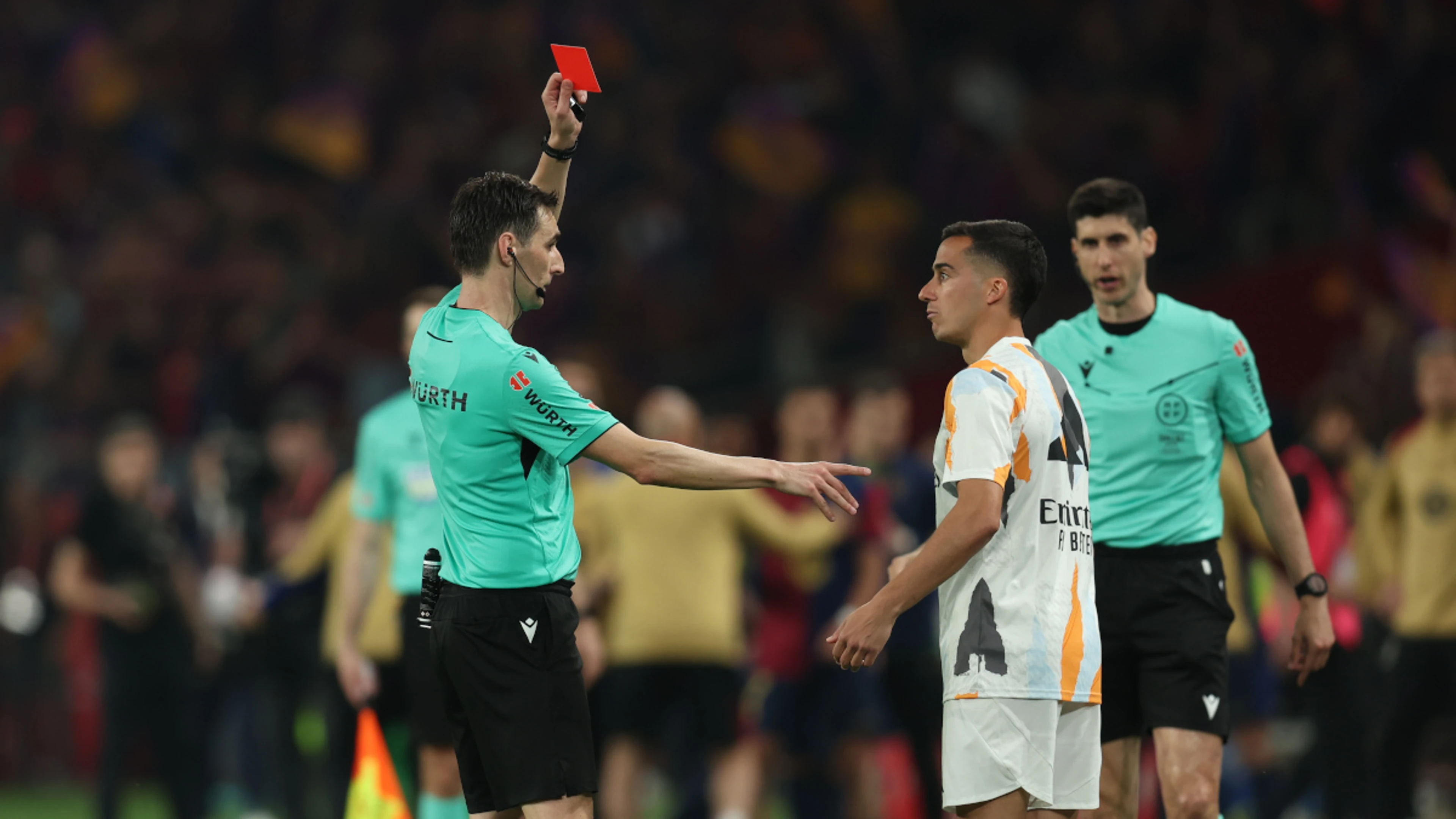 Real Madrid's Rudiger banned for six matches after Copa final red