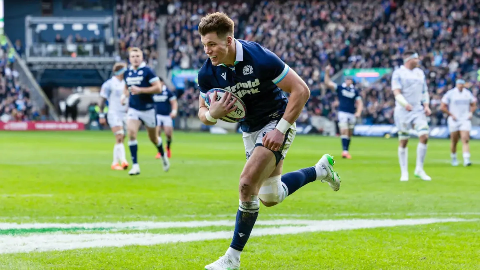 HAT-TRICK HERO: Jones inspires Scotland to victory over Italy