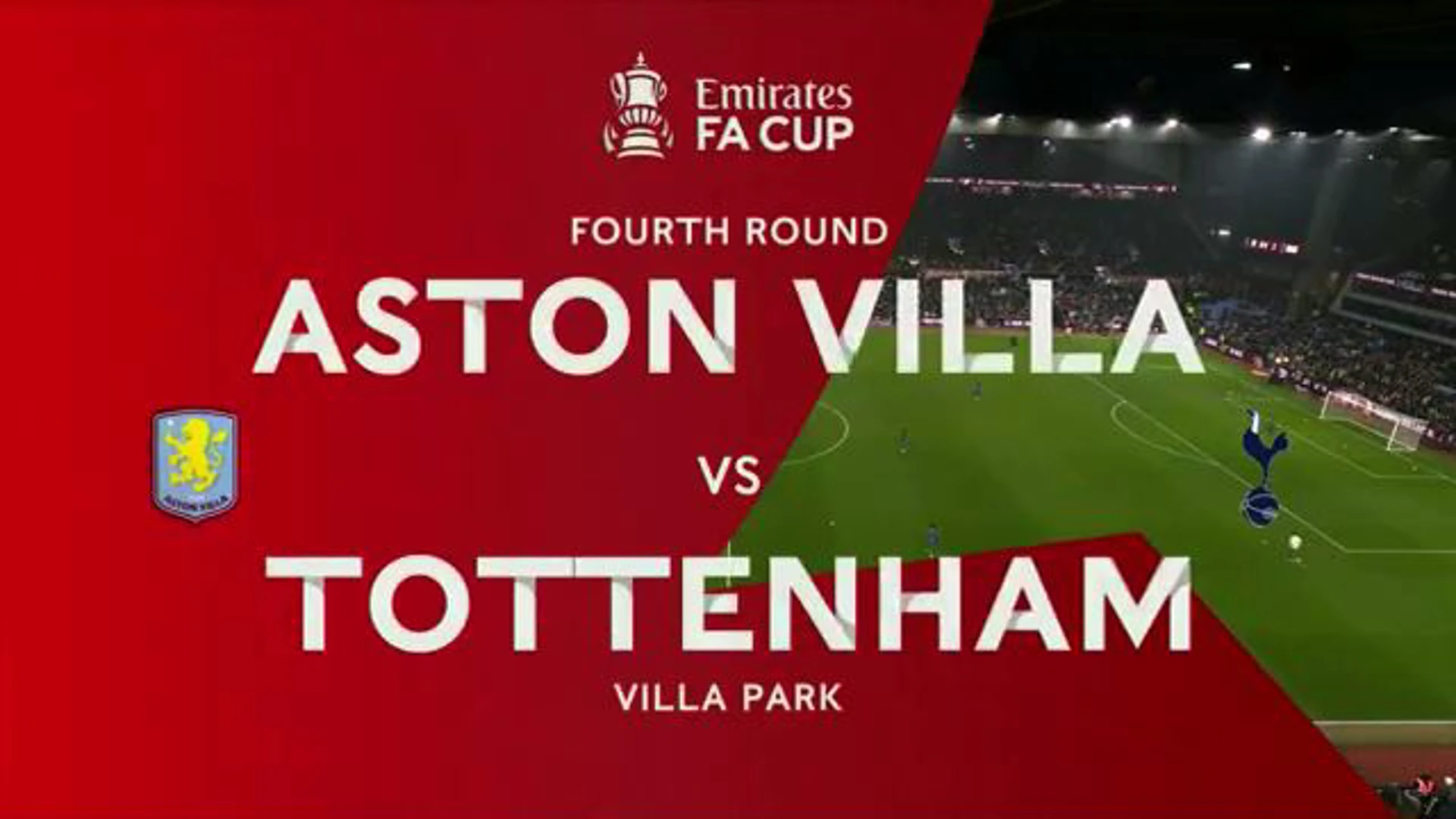 A Villa v Tottenham |  Match Highlights | Emirates FA Cup