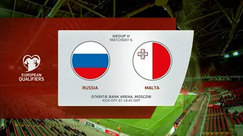 2022 FIFA World Cup Qualifiers - UEFA | Russia v Malta | Highlights
