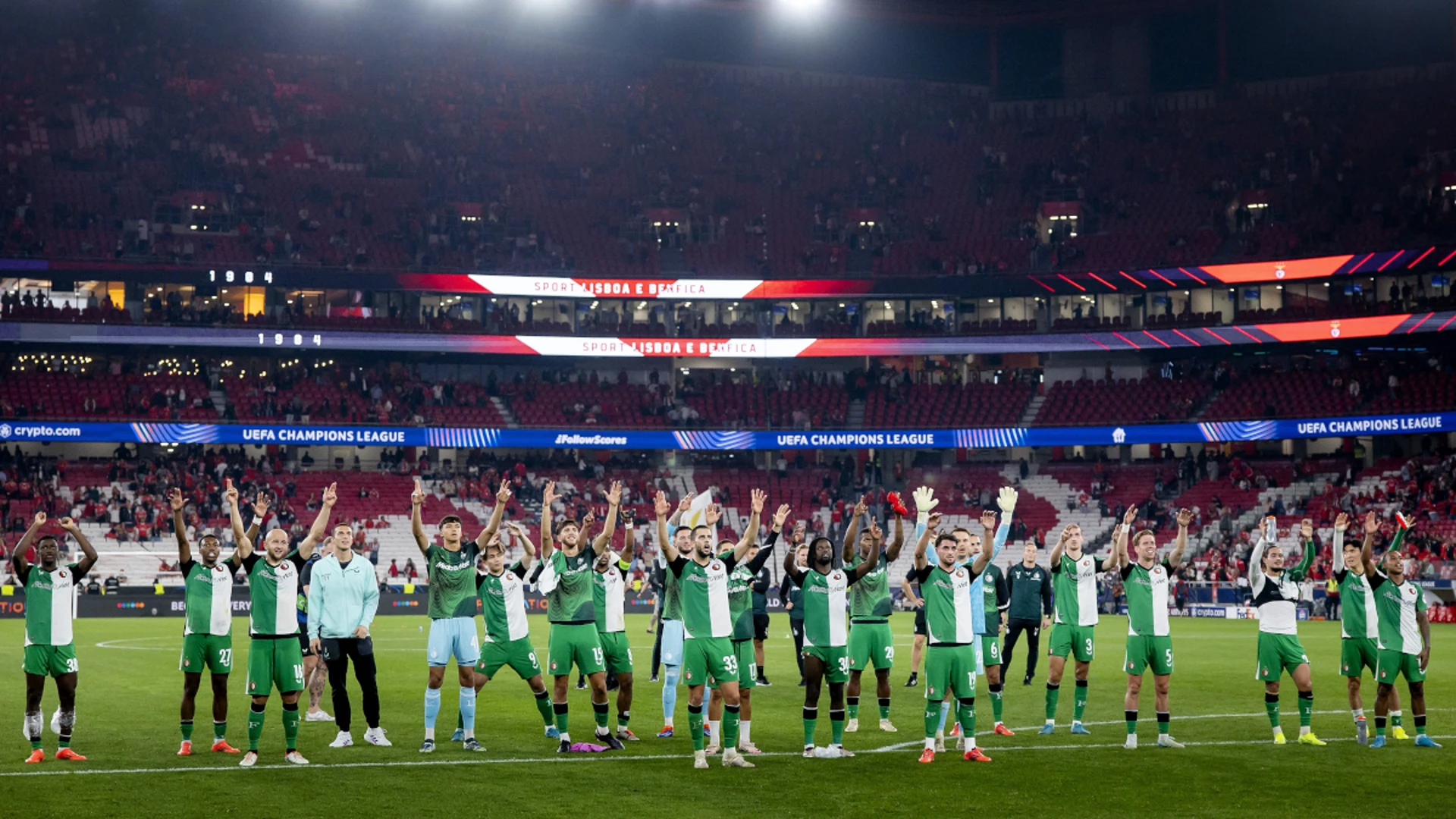 Praise for Feyenoord after surprise win at Benfica