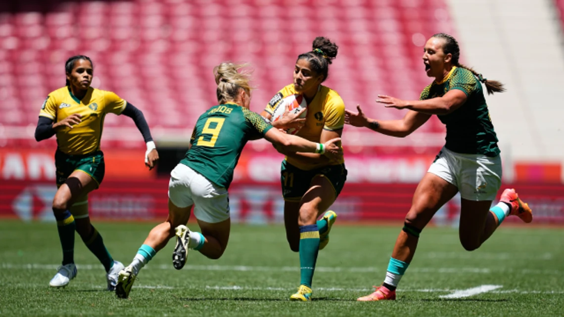 Brazil v South Africa | Match Highlights | World Rugby HSBC Women's Sevens Series Madrid
