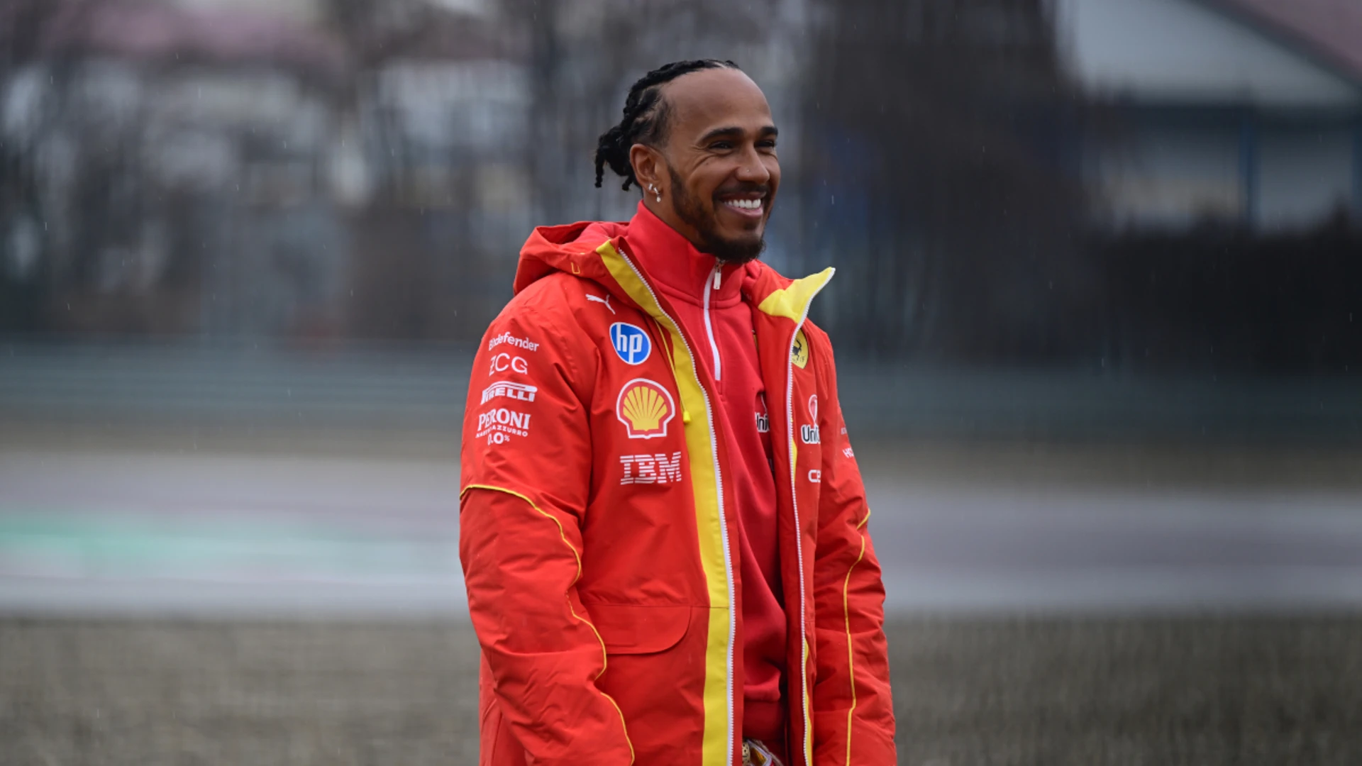 Hamilton unharmed after crashing during Ferrari Barcelona test