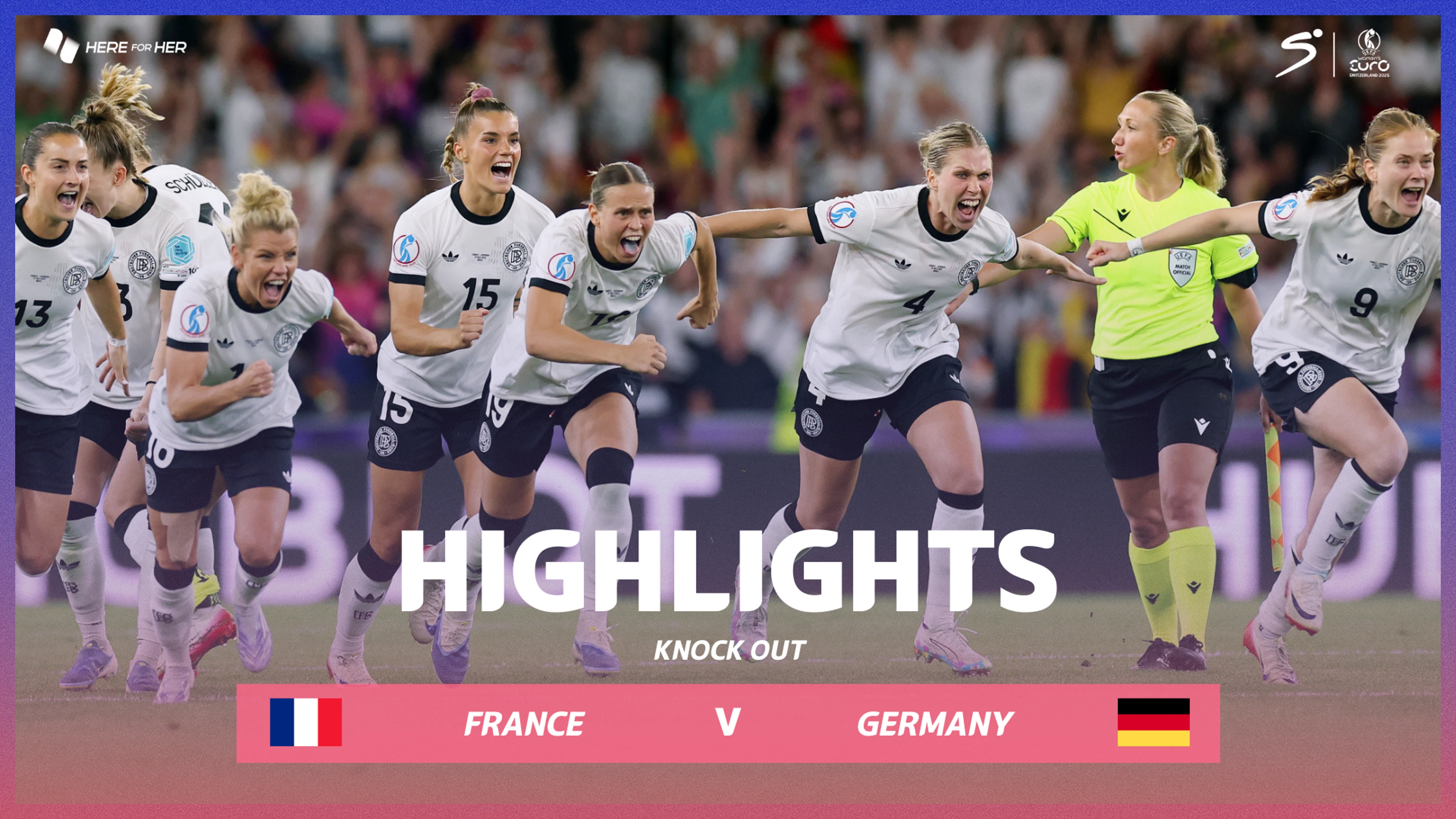 France v Germany | Match Highlights | UEFA Women's Euro