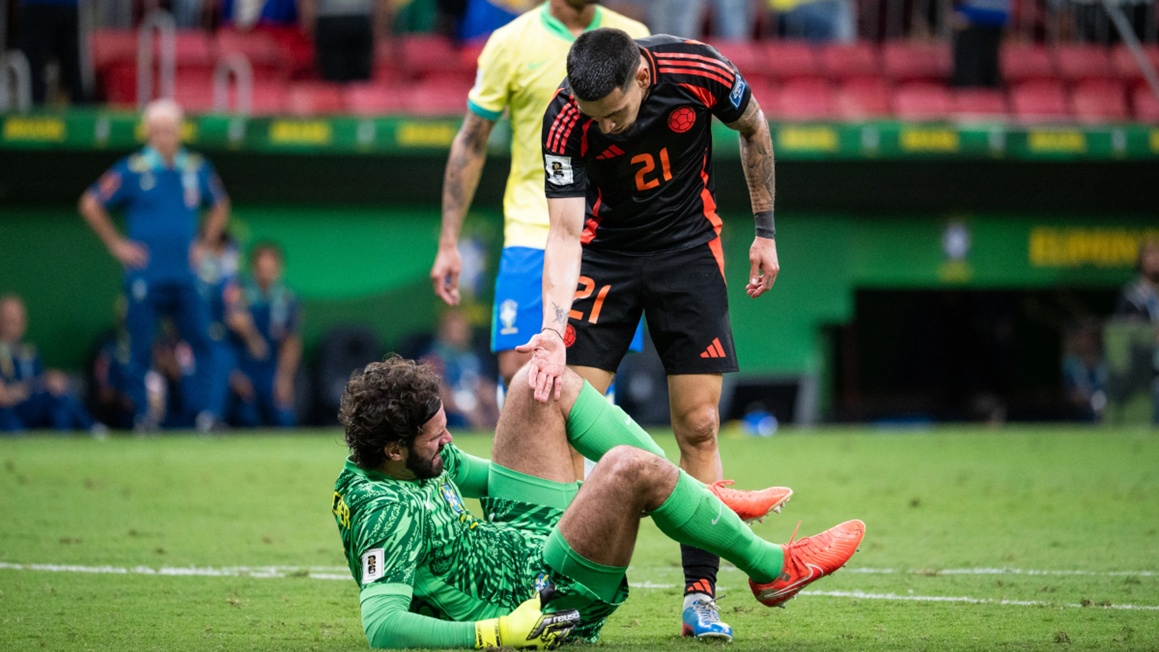 Brazil's Alisson to return to Liverpool after head injury against Colombia