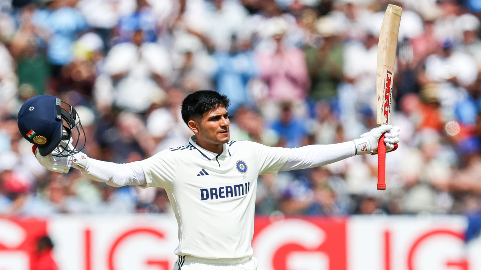 ENGLAND IN DEEP TROUBLE: India captain Gill hits superb double-century