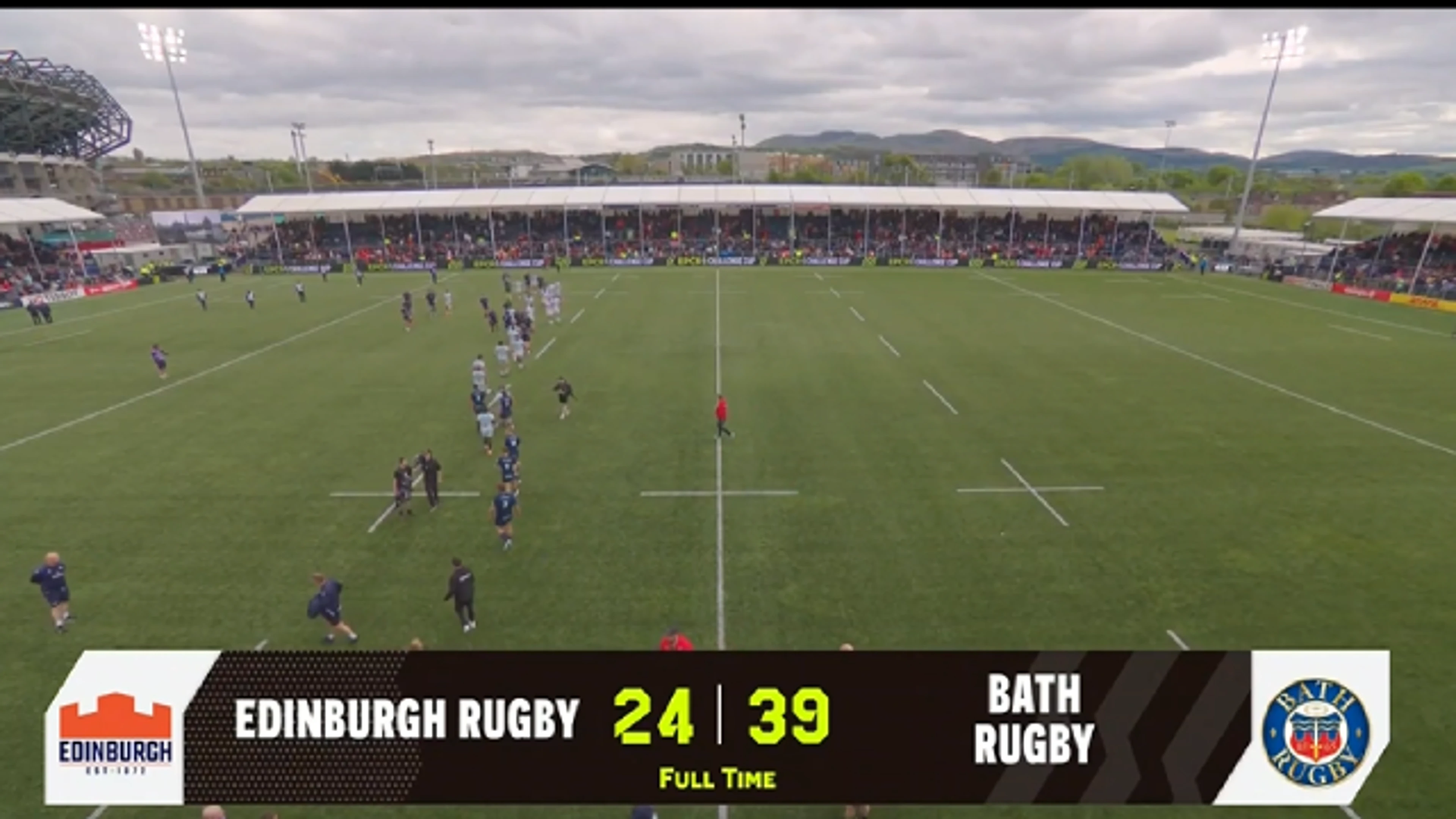 Edinburgh v Bath | Match Highlights | European Rugby Challenge Cup