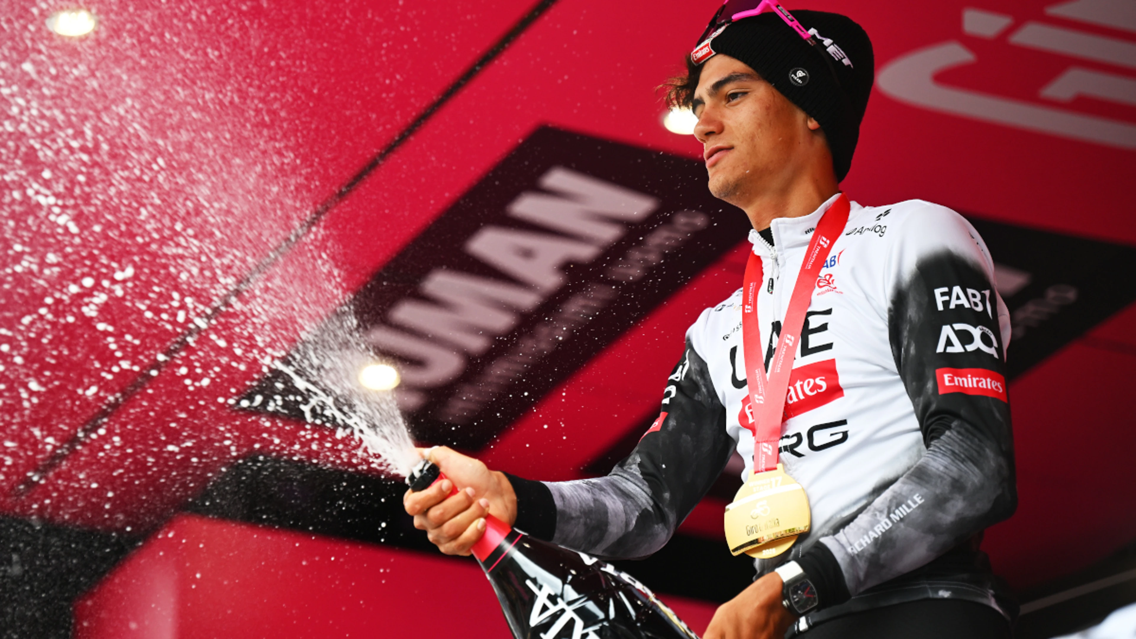 Del Toro claims stage 17 win and extends Giro lead