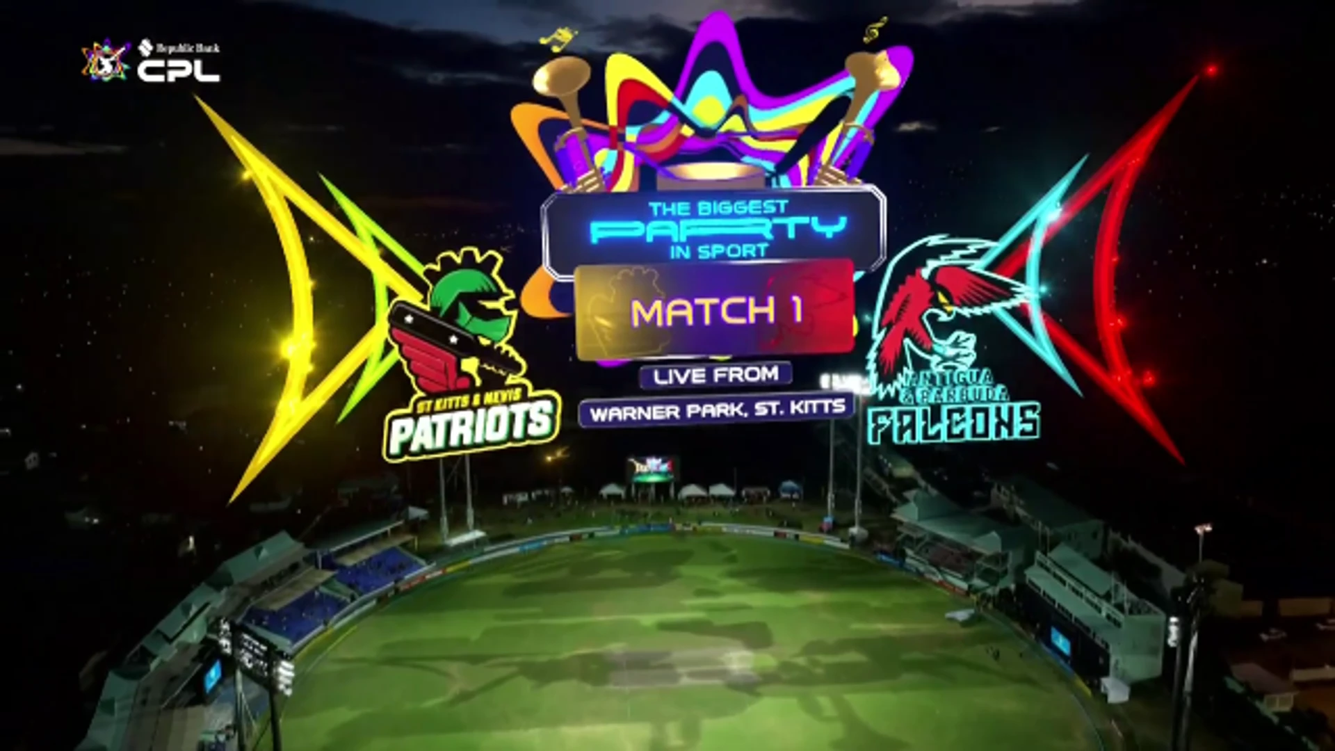 St Kitts & Nevis Patriots v Antigua and Barbuda Falcons | Match Highlights | Caribbean Premier League