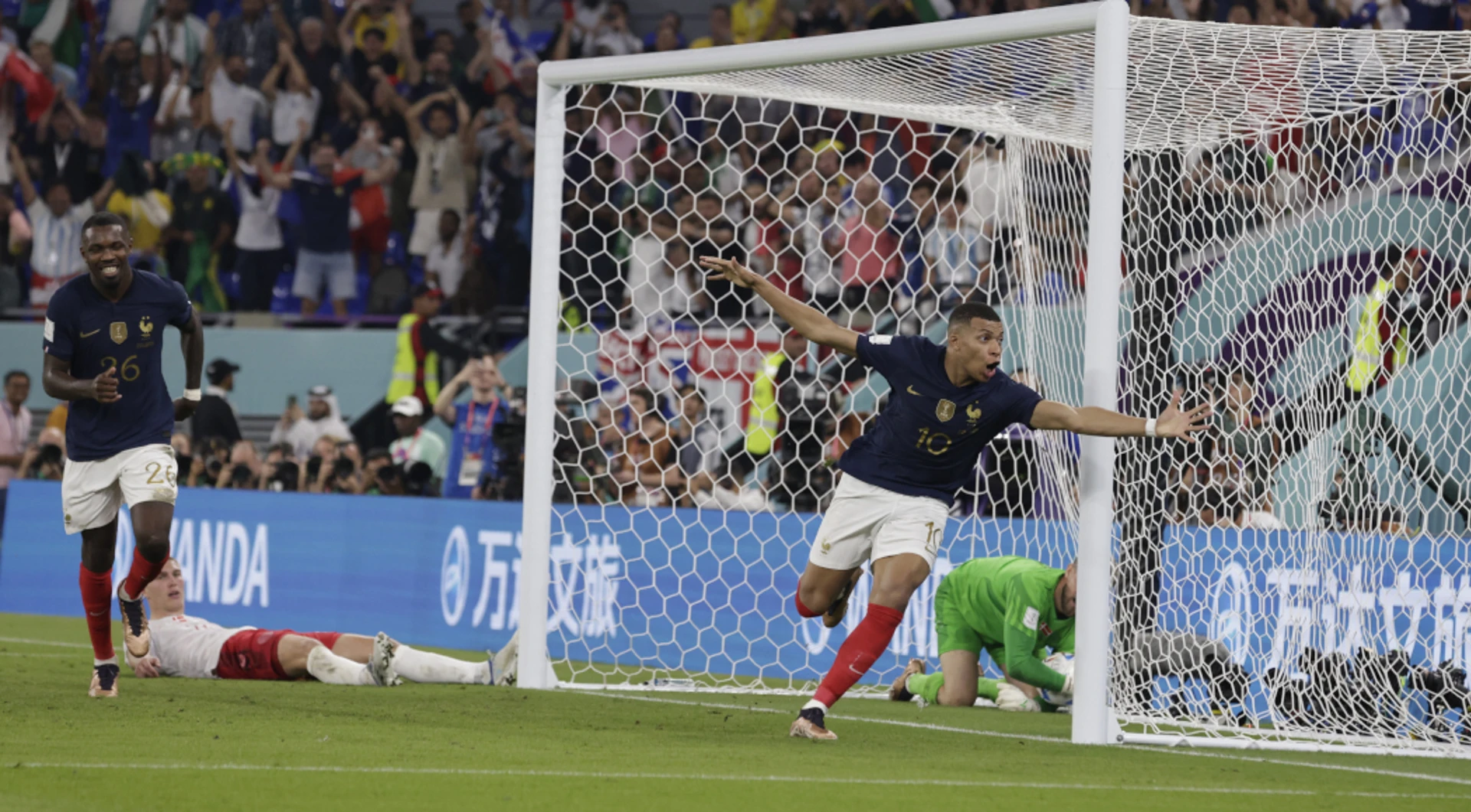 Mbappe double gives France spot in World Cup knockout stage