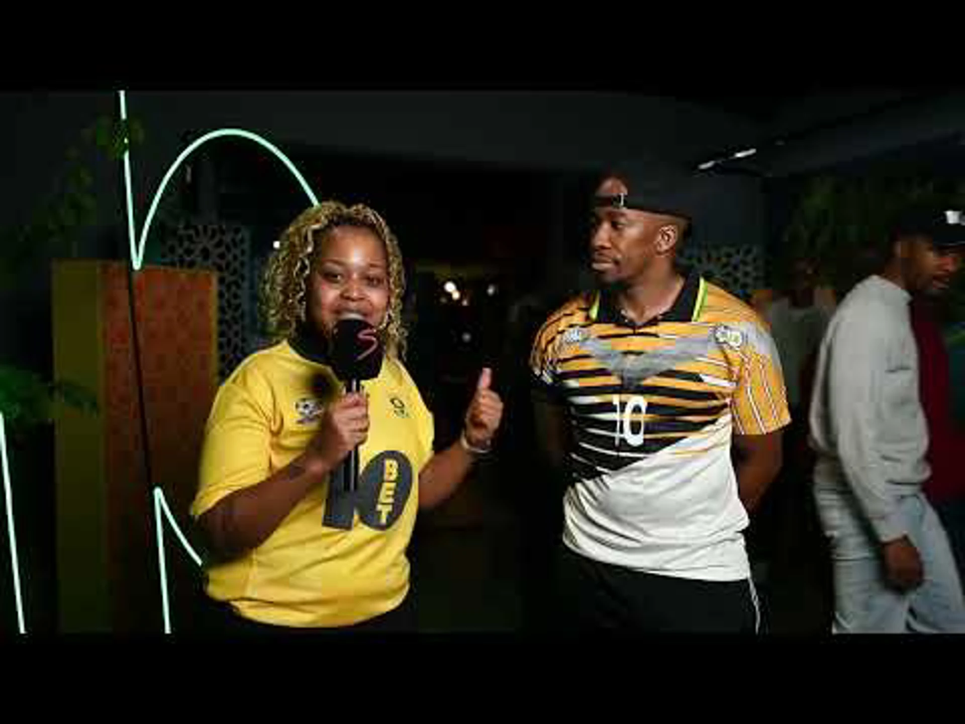 Bafana fans bring AFCON vibes to 86 Public as Angola fall!